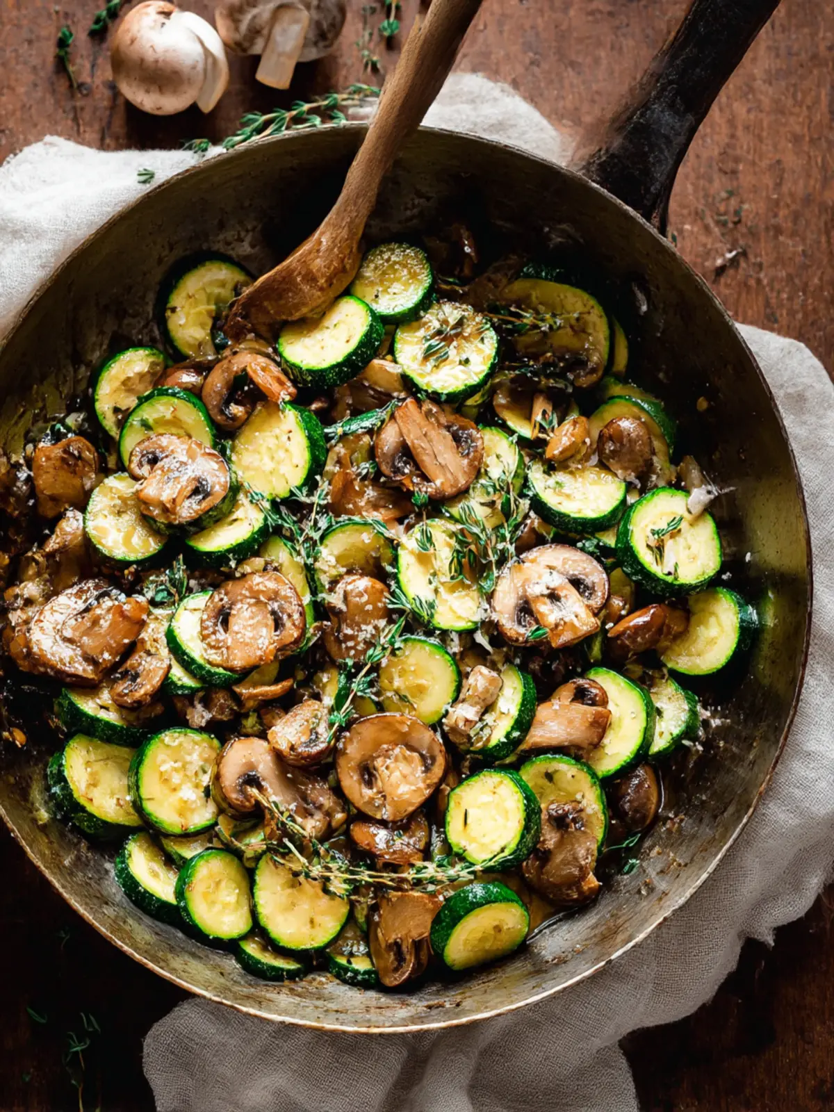 Savory Skillet Zucchini and Mushrooms for a Quick Dinner Delight 3 Skillet Zucchini and Mushrooms