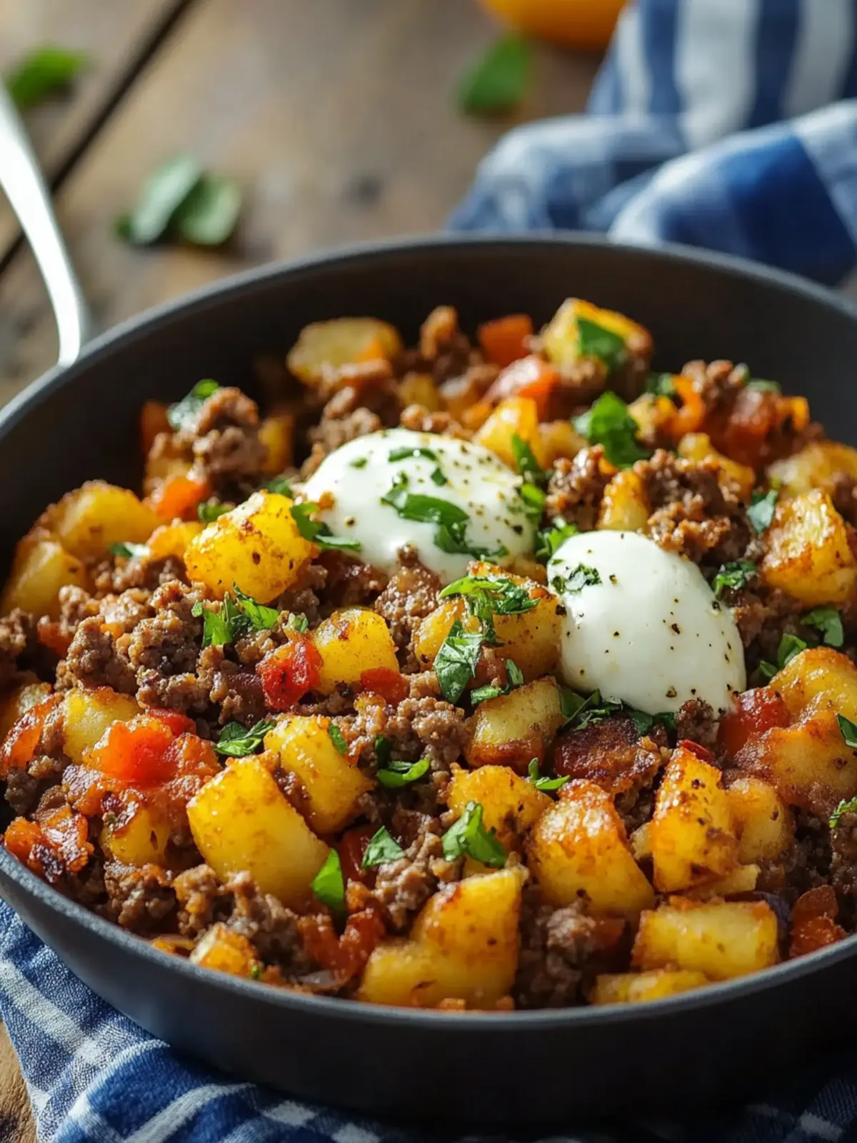Classic Hamburger Hash: A Hearty Twist on Comfort Food 2 Classic Hamburger Hash