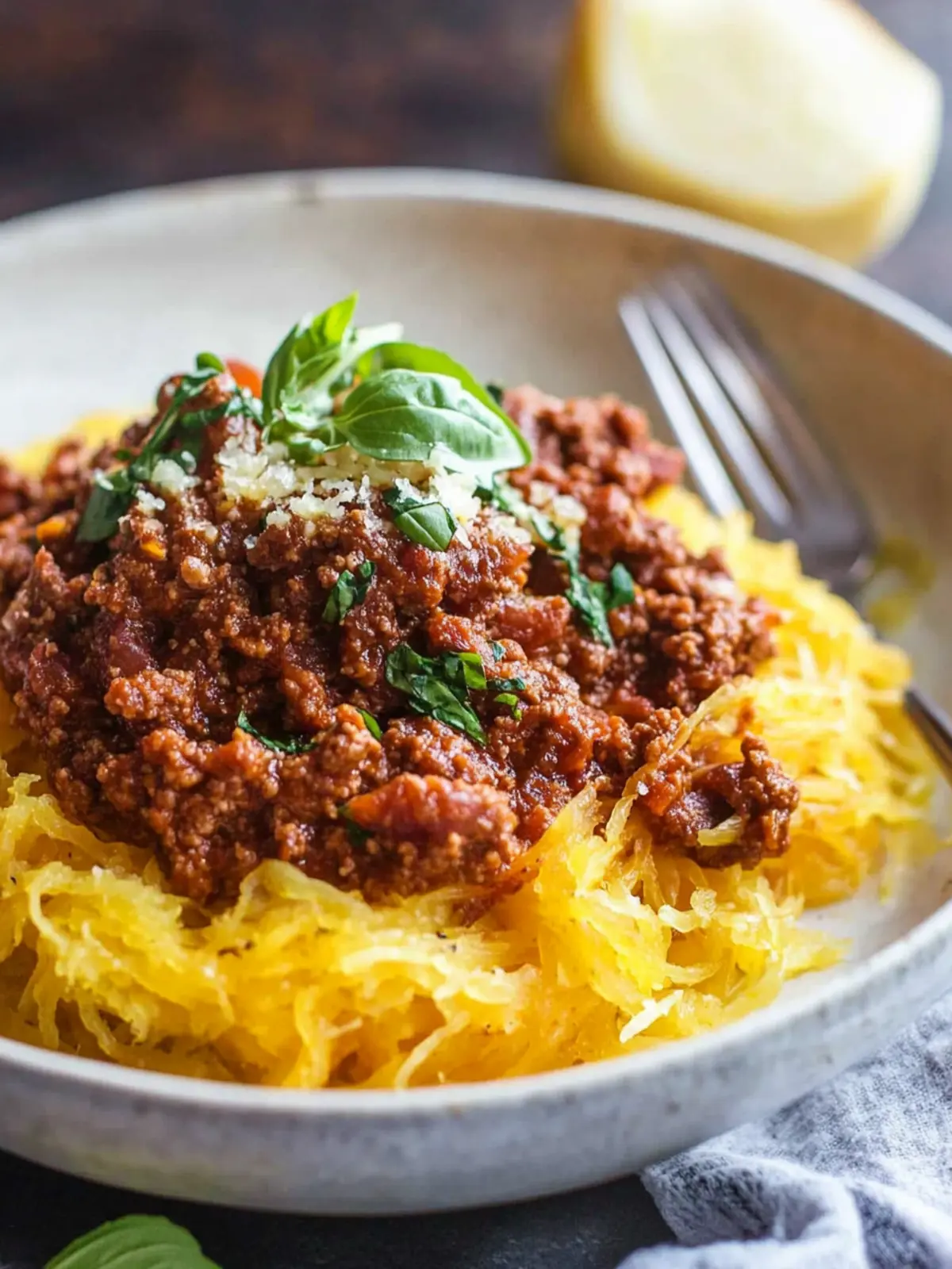 Delicious Spaghetti Squash Bolognese for a Healthy Twist 4 Spaghetti Squash Bolognese