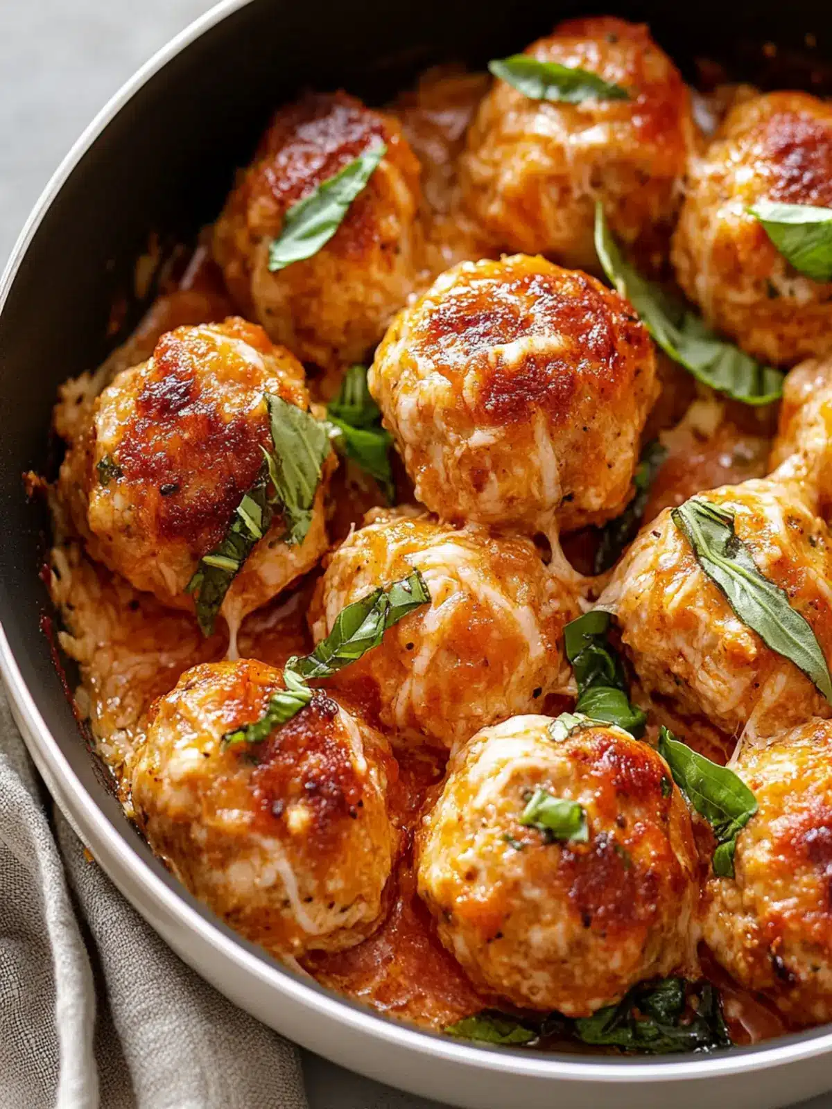 Savory Baked Chicken Parmesan Meatballs to Unleash Flavor 2 Baked Chicken Parmesan Meatballs