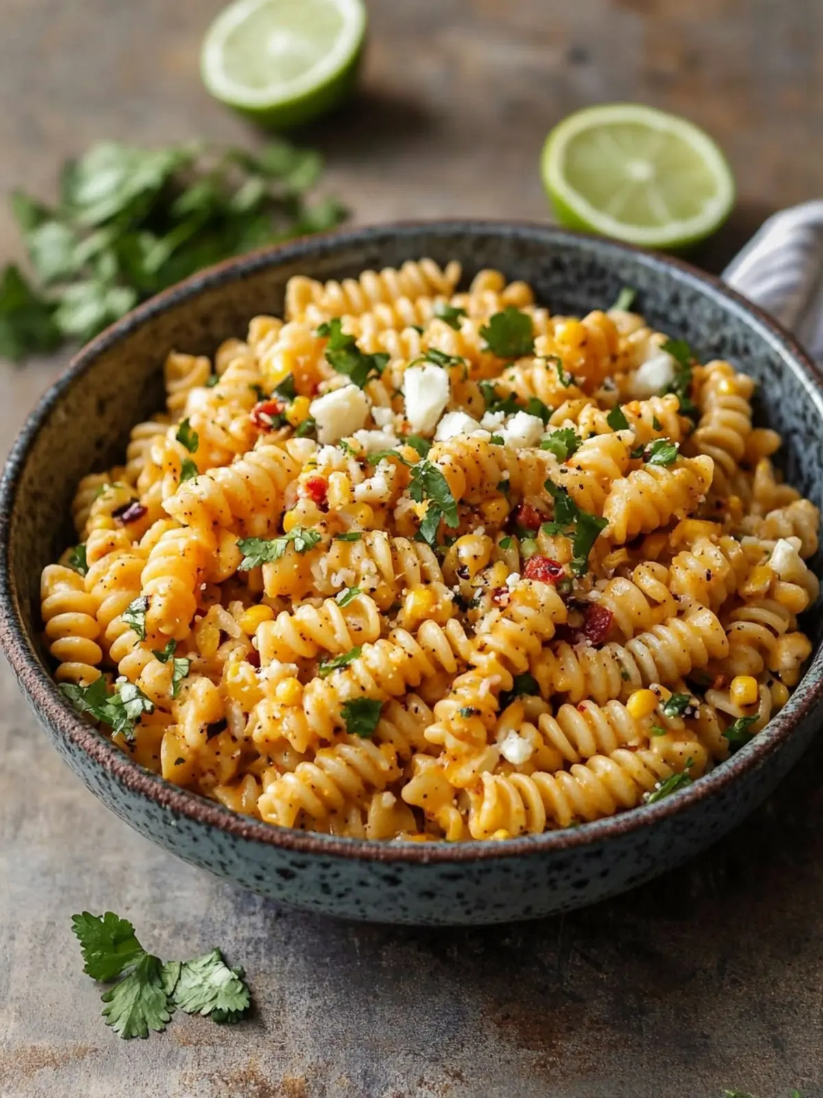 Elote Pasta Salad Recipe With Charred Corn And Zesty Chili-Lime 3 Elote Pasta Salad Recipe With Charred Corn And Chili-Lime Dressing