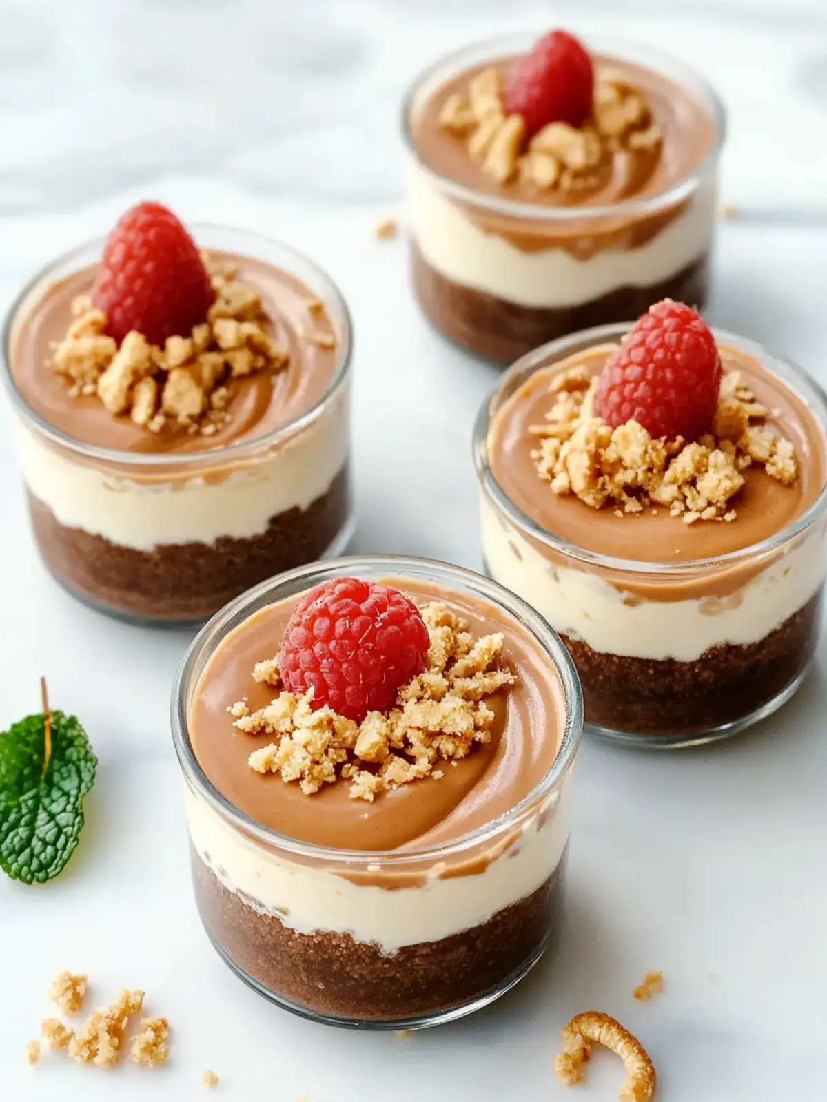 Creamy Peanut Butter Cottage Cheese Cheesecake Cups Made Easy 2 Peanut Butter Cottage Cheese Cheesecake Cups
