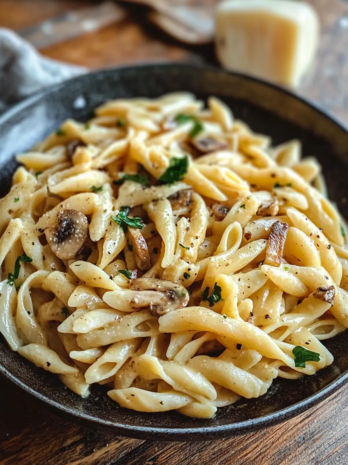 Delicious Light Pasta Da Vinci with Chicken and Mushrooms 5 Light Pasta Da Vinci