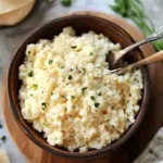 Creamy Three Cheese Cauliflower Rice Your Family Will Love 5 Three Cheese Cauliflower Rice