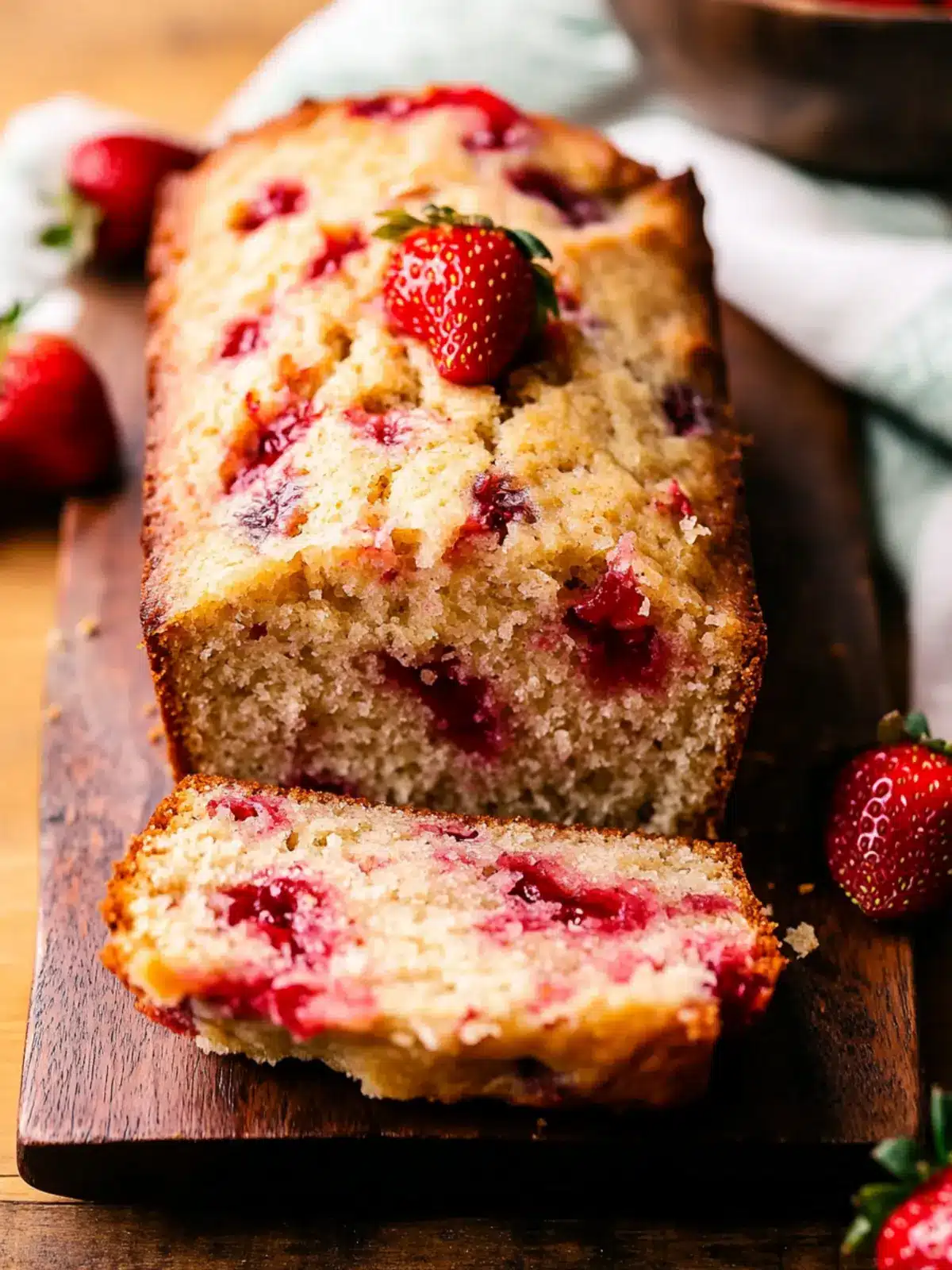 Irresistible Fresh Strawberry Quick Bread for Sweet Moments 3 Fresh Strawberry Quick Bread