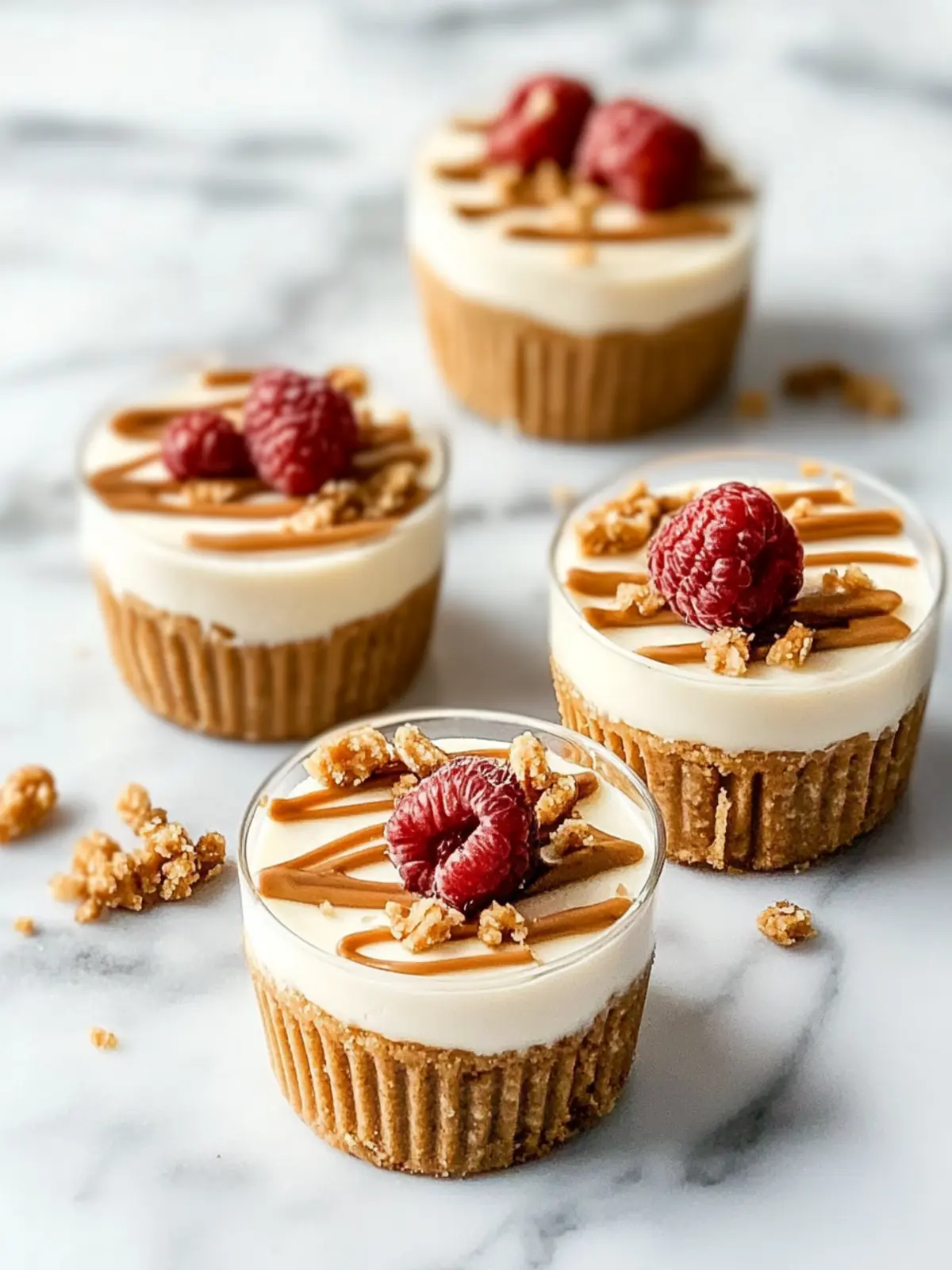 Creamy Peanut Butter Cottage Cheese Cheesecake Cups Made Easy 4 Peanut Butter Cottage Cheese Cheesecake Cups