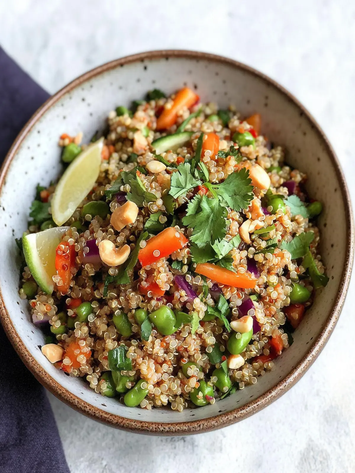 Vegan Thai Quinoa Salad That Dances on Your Taste Buds 2 Vegan Thai Quinoa Salad