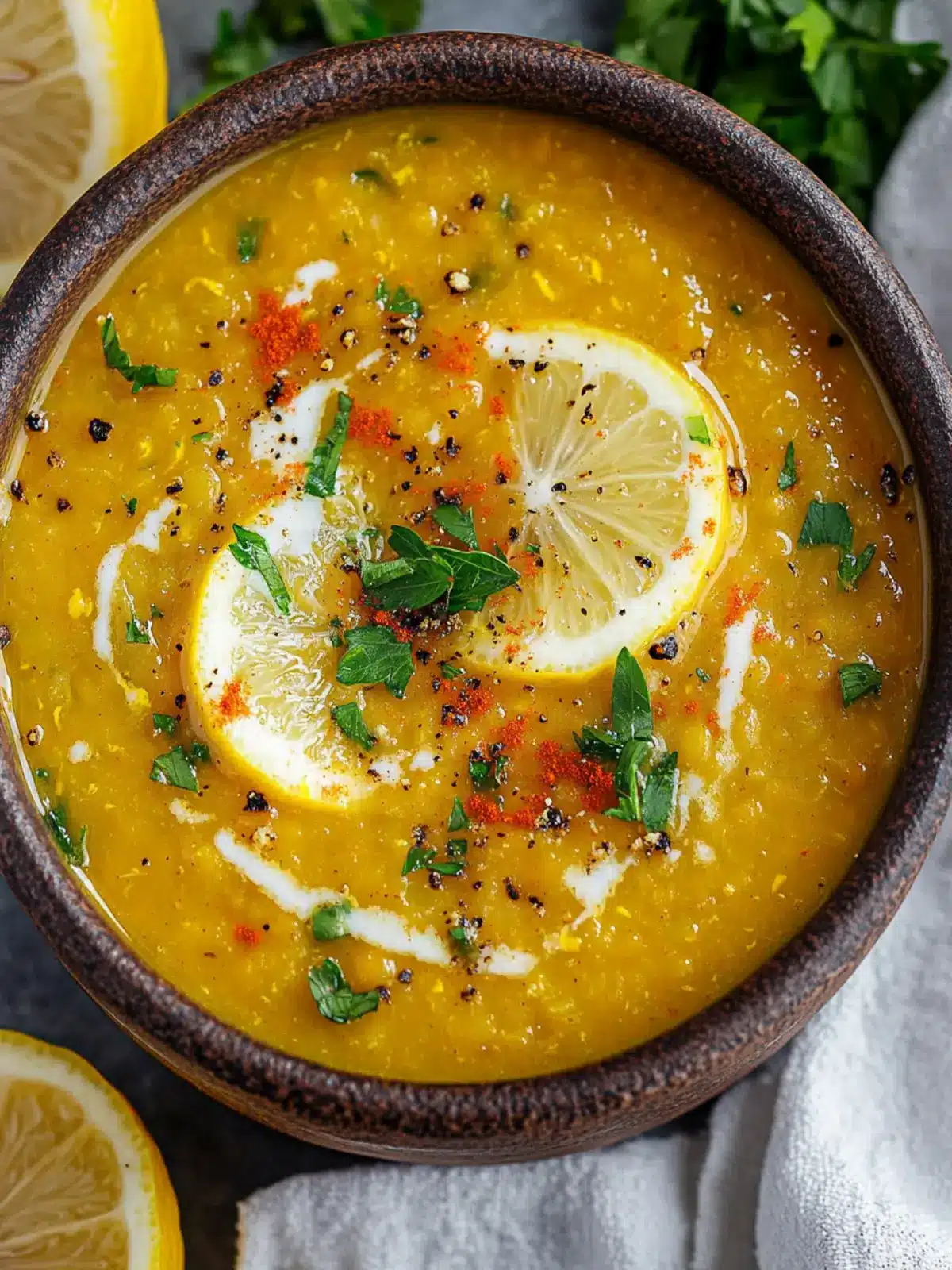 Vegan Lemon Lentil Soup with Turmeric for Cozy Nights 3 Vegan Lemon Lentil Soup with Turmeric