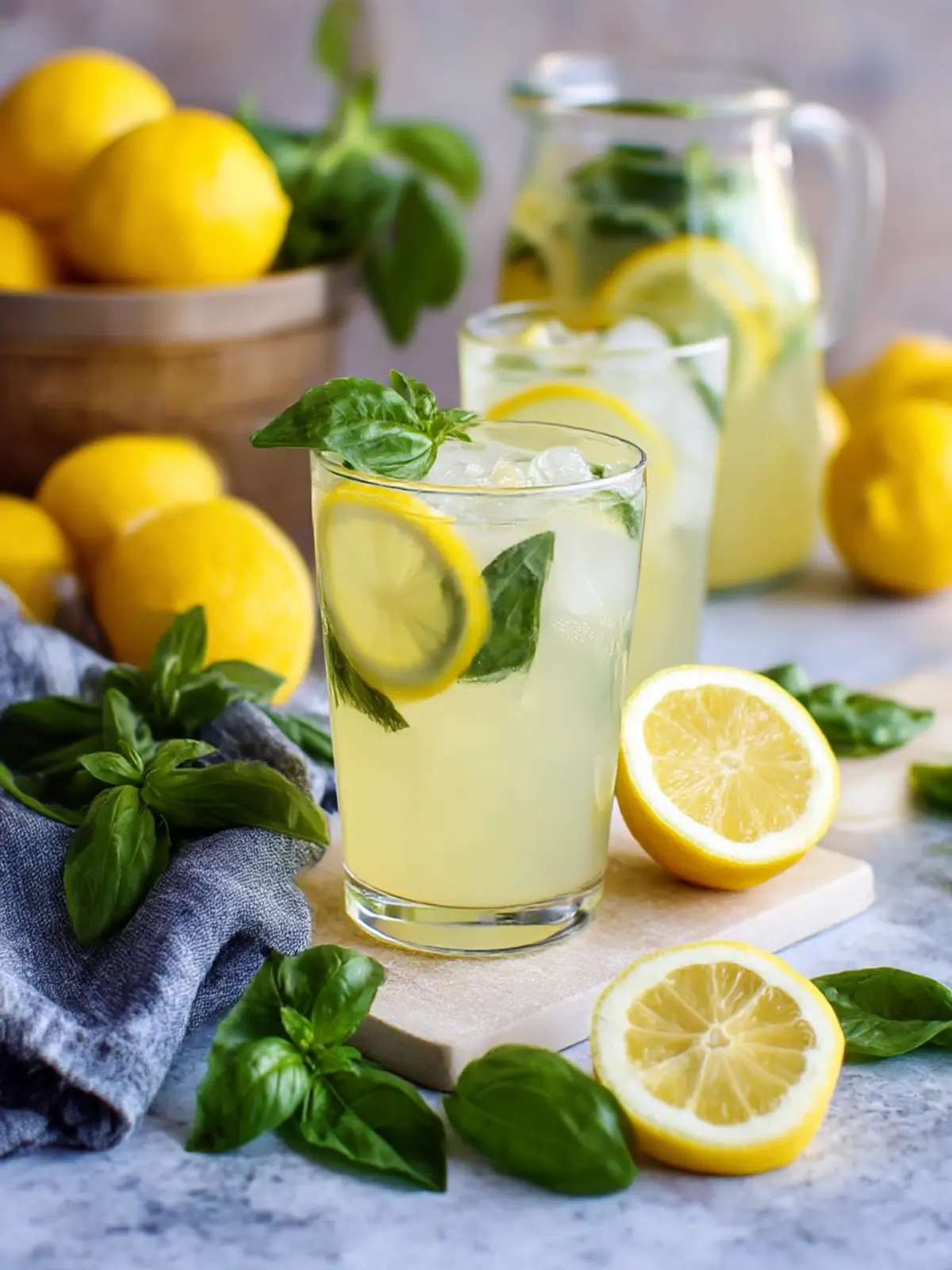 Refreshing Basil Lemon Drop: A Delightful Twist on Summer Sips 4 Basil Lemon Drop
