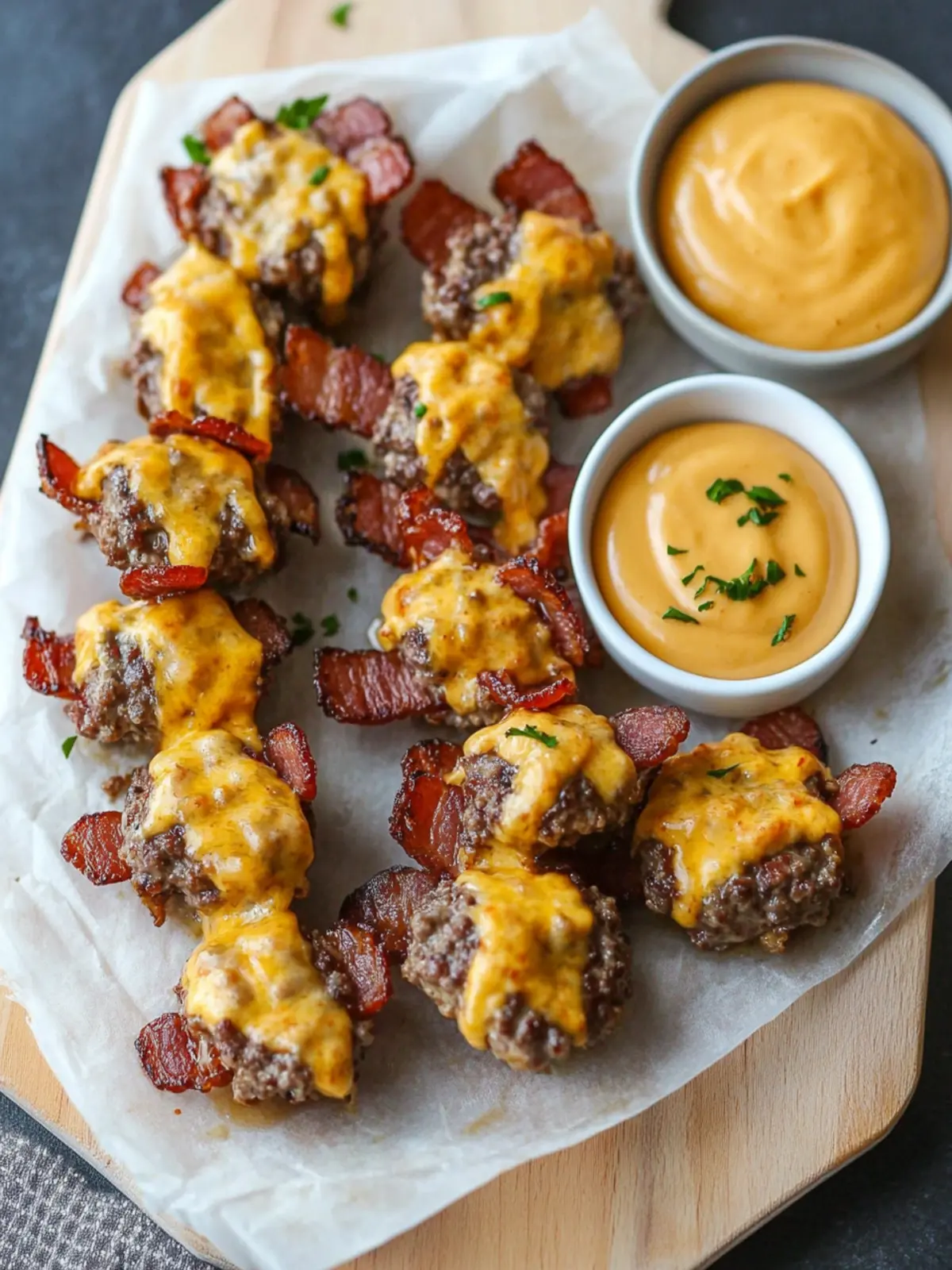 Savory Bacon Cheeseburger Dippers for Epic Game Day Snacking 2 Bacon Cheeseburger Dippers