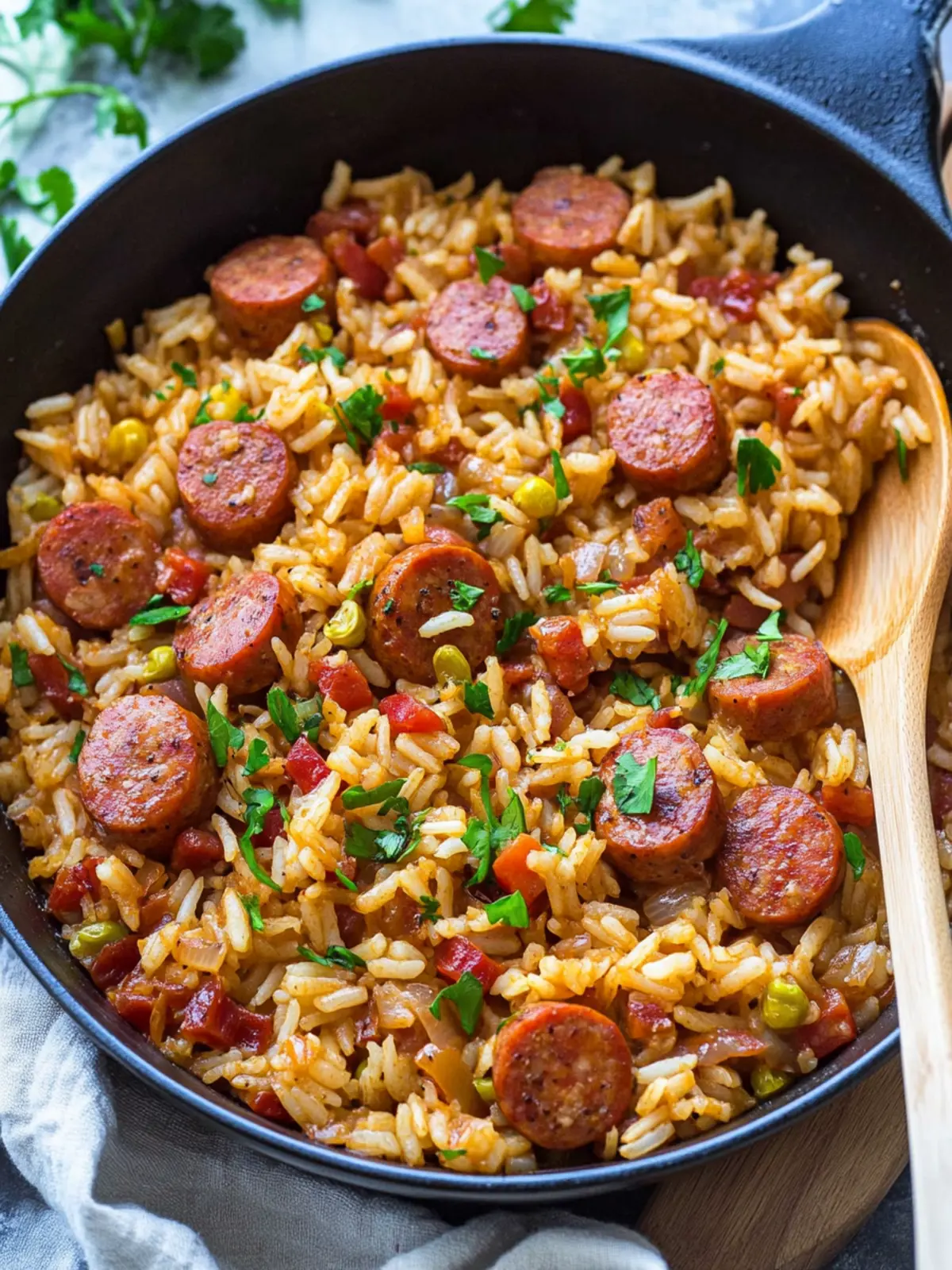 Sizzle Up Your Dinner with Kielbasa and Rice Skillet Delight 4 Kielbasa and Rice Skillet