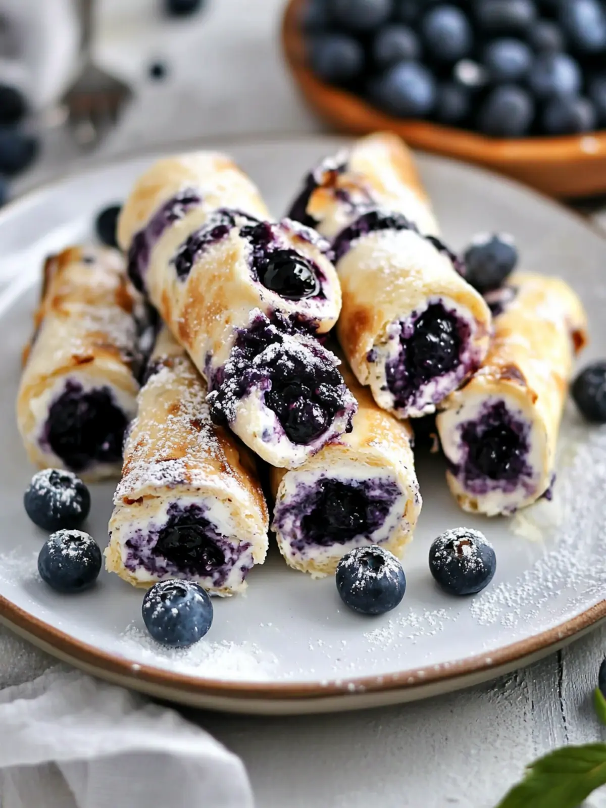 Crispy Keto Blueberry Cream Cheese Roll-Ups You’ll Crave 5 Crispy Keto Blueberry Cream Cheese Roll-Ups
