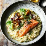 Irresistible Japanese Style Risotto with Seared Salmon Delight 6 Japanese Style Risotto with Seared Salmon