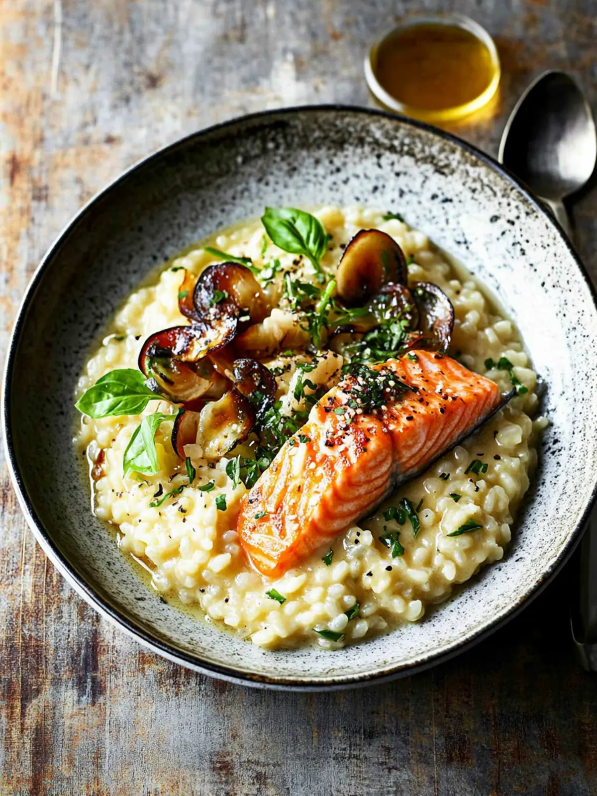 Irresistible Japanese Style Risotto with Seared Salmon Delight 5 Japanese Style Risotto with Seared Salmon