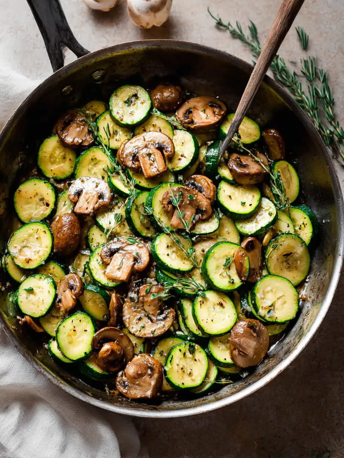 Savory Skillet Zucchini and Mushrooms for a Quick Dinner Delight 4 Skillet Zucchini and Mushrooms