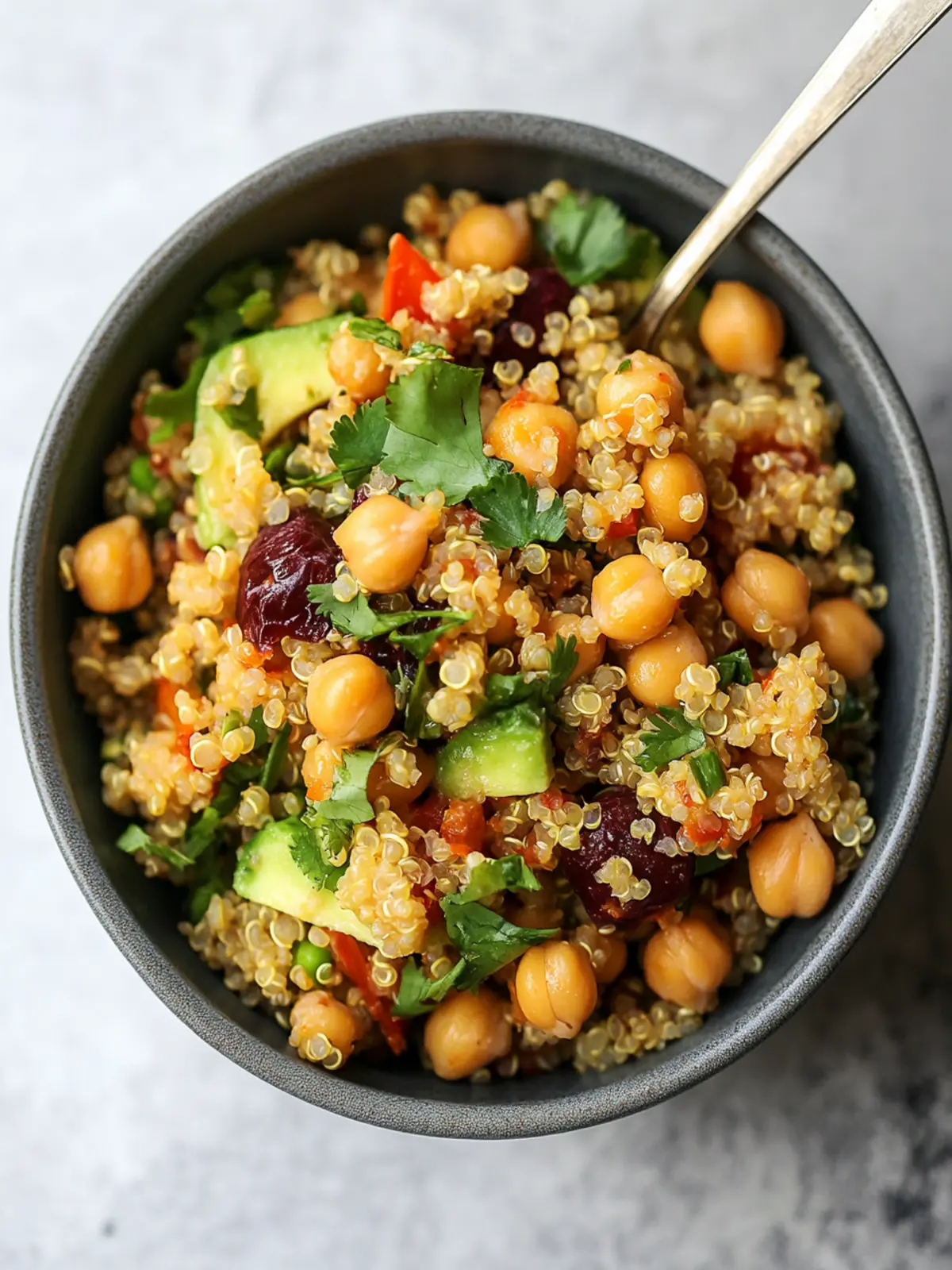 Curried Chickpea Quinoa Salad for a Flavorful Boost 5 Curried Chickpea Quinoa Salad