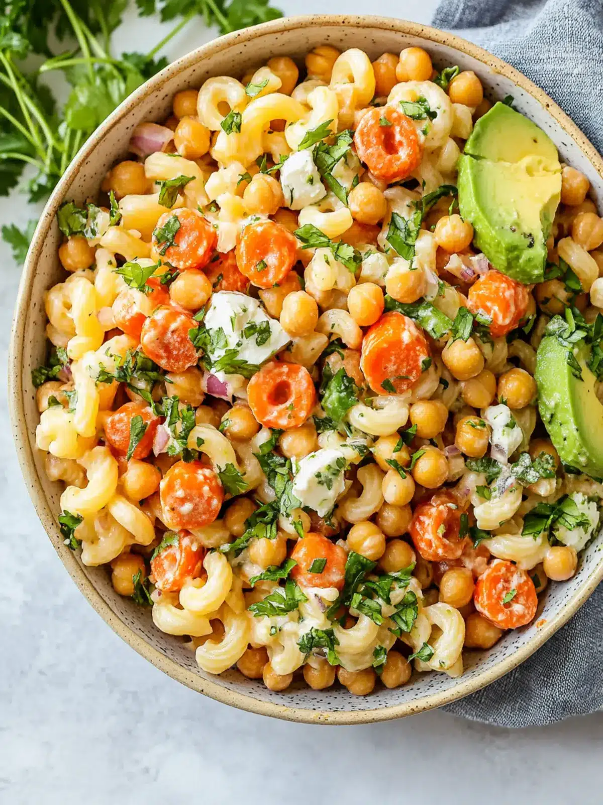 Zesty Buffalo Chickpea Pasta Salad That Everyone Will Love 3 Buffalo Chickpea Pasta Salad