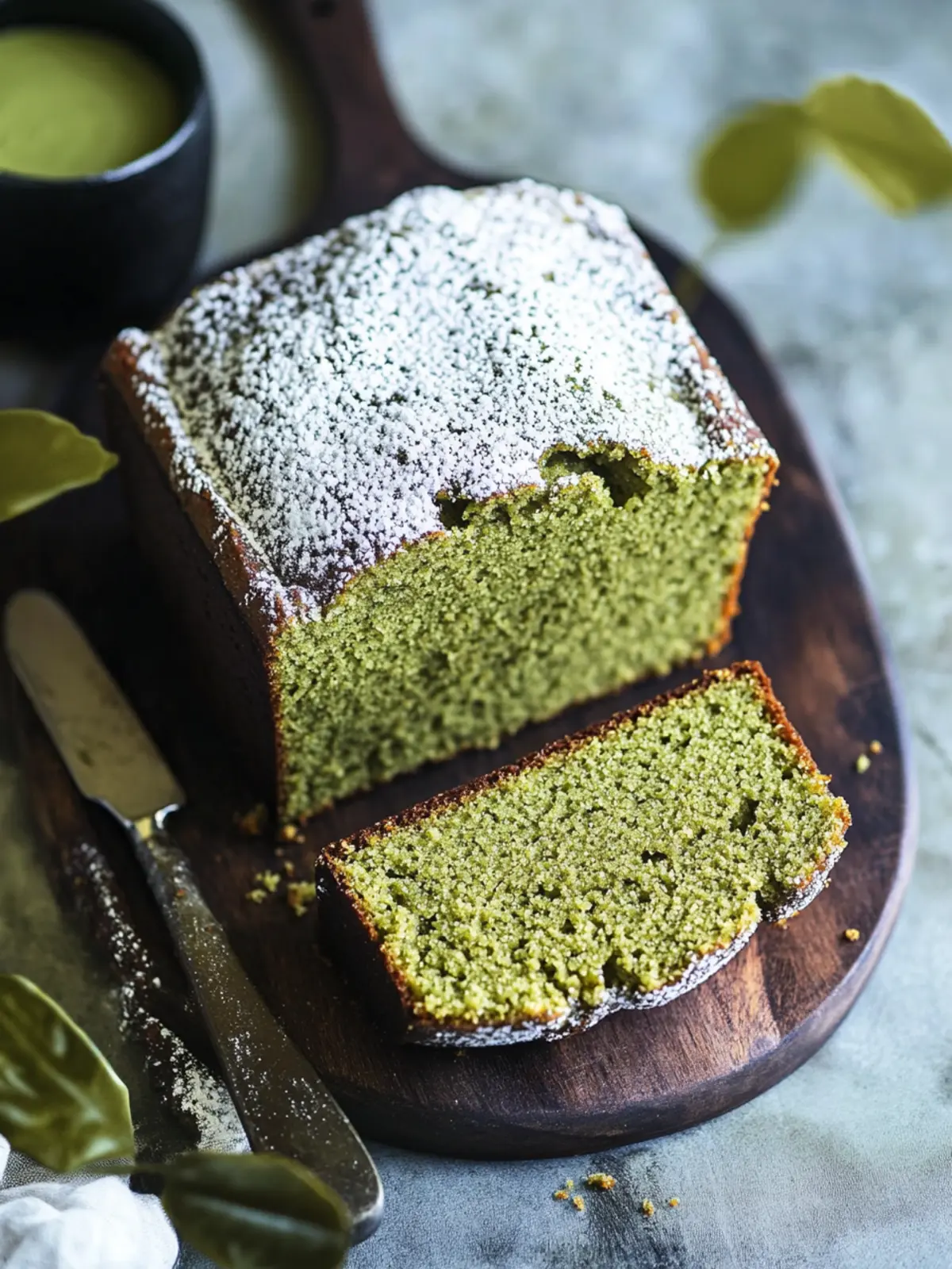 Delicious Matcha Pound Cake with White Chocolate Bliss 3 Matcha Pound Cake