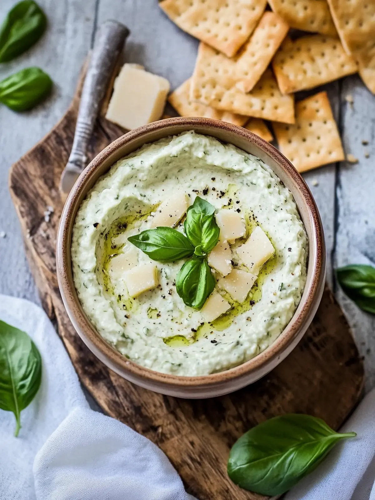Creamy Basil Parmesan Dip Recipe That's Irresistibly Good 4 Basil Parmesan Dip Recipe