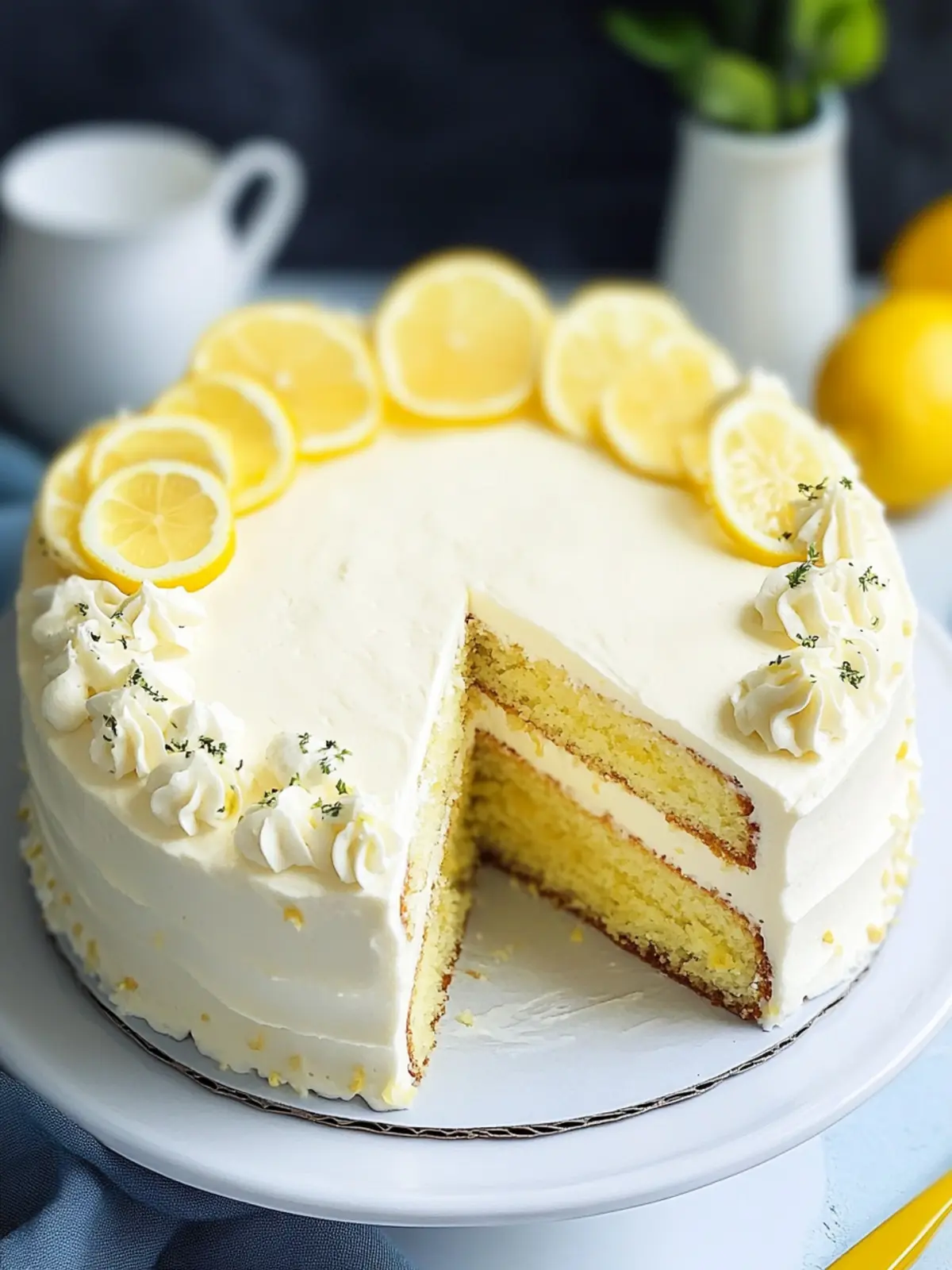 Moist & Fluffy Easy Lemon Birthday Cake Recipe to Savor 5 Easy Lemon Birthday Cake Recipe (Moist & Fluffy)