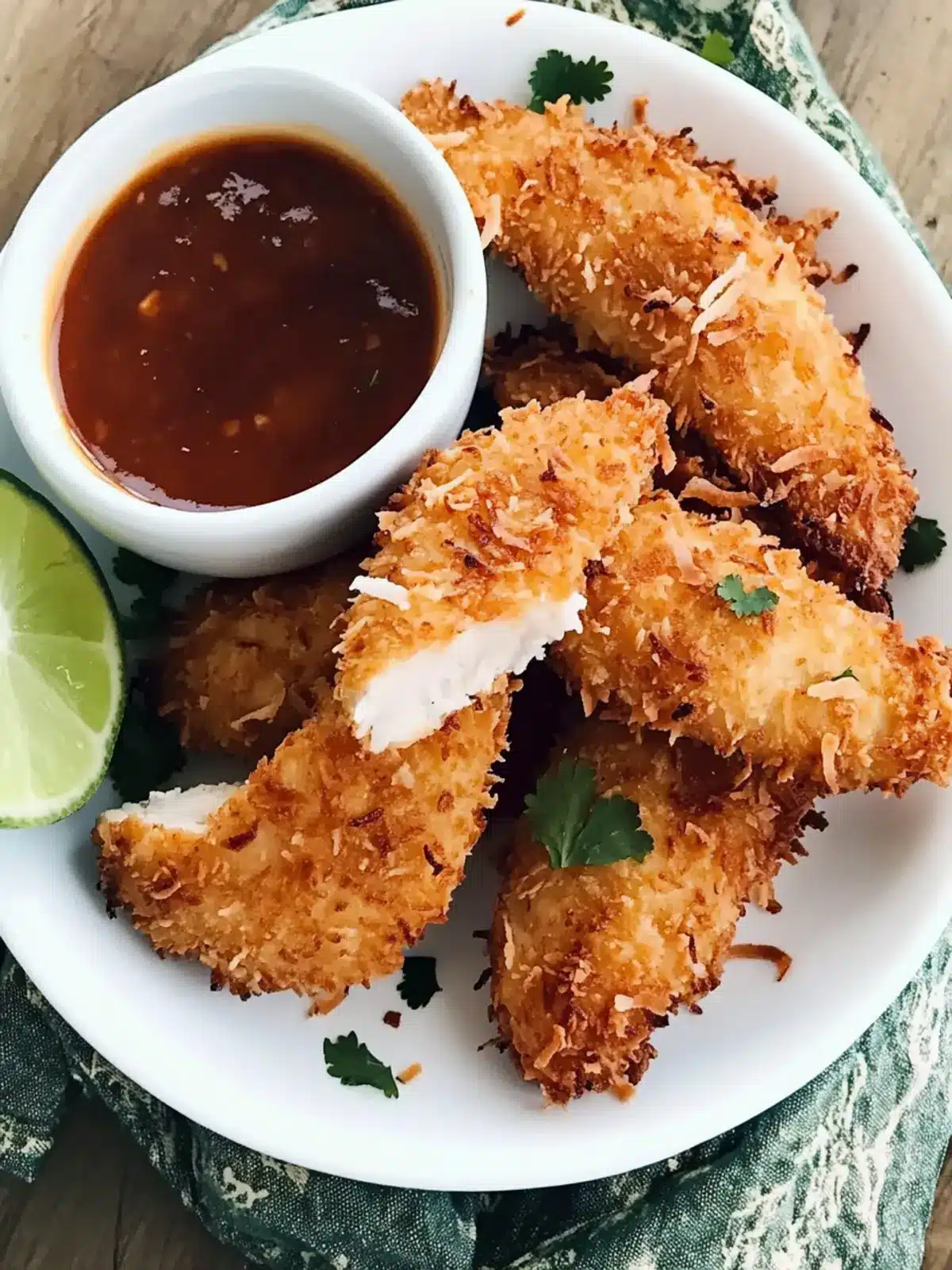 Crispy Coconut Chicken Tenders for a Sweet Flavor Boost 2 Coconut Chicken Tenders
