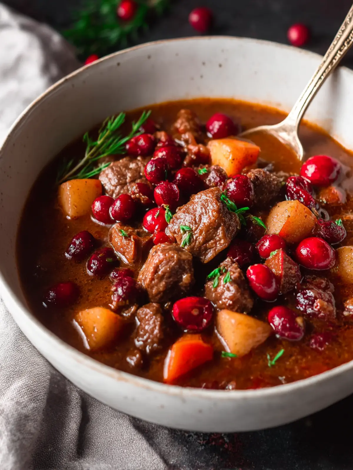 Comforting Cranberry Apple Beef Stew for Cozy Nights 5 Cranberry Apple Beef Stew