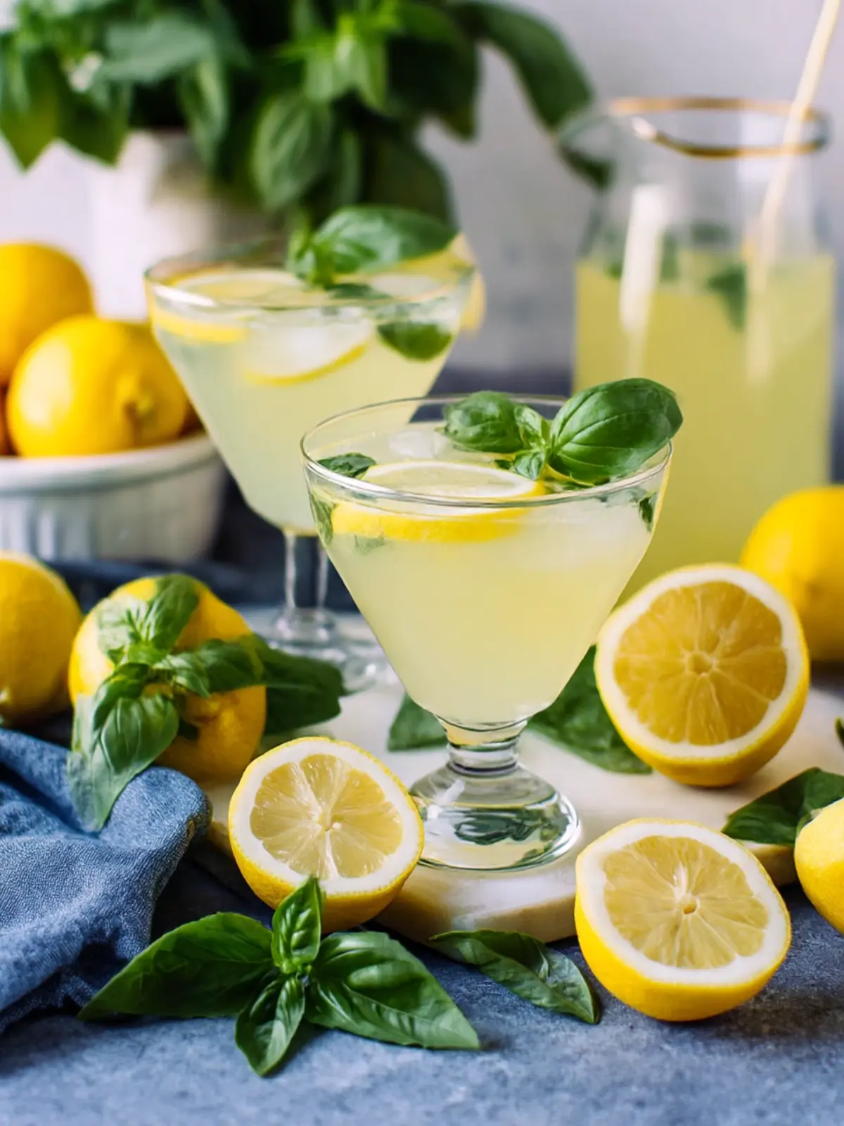 Refreshing Basil Lemon Drop: A Delightful Twist on Summer Sips 3 Basil Lemon Drop