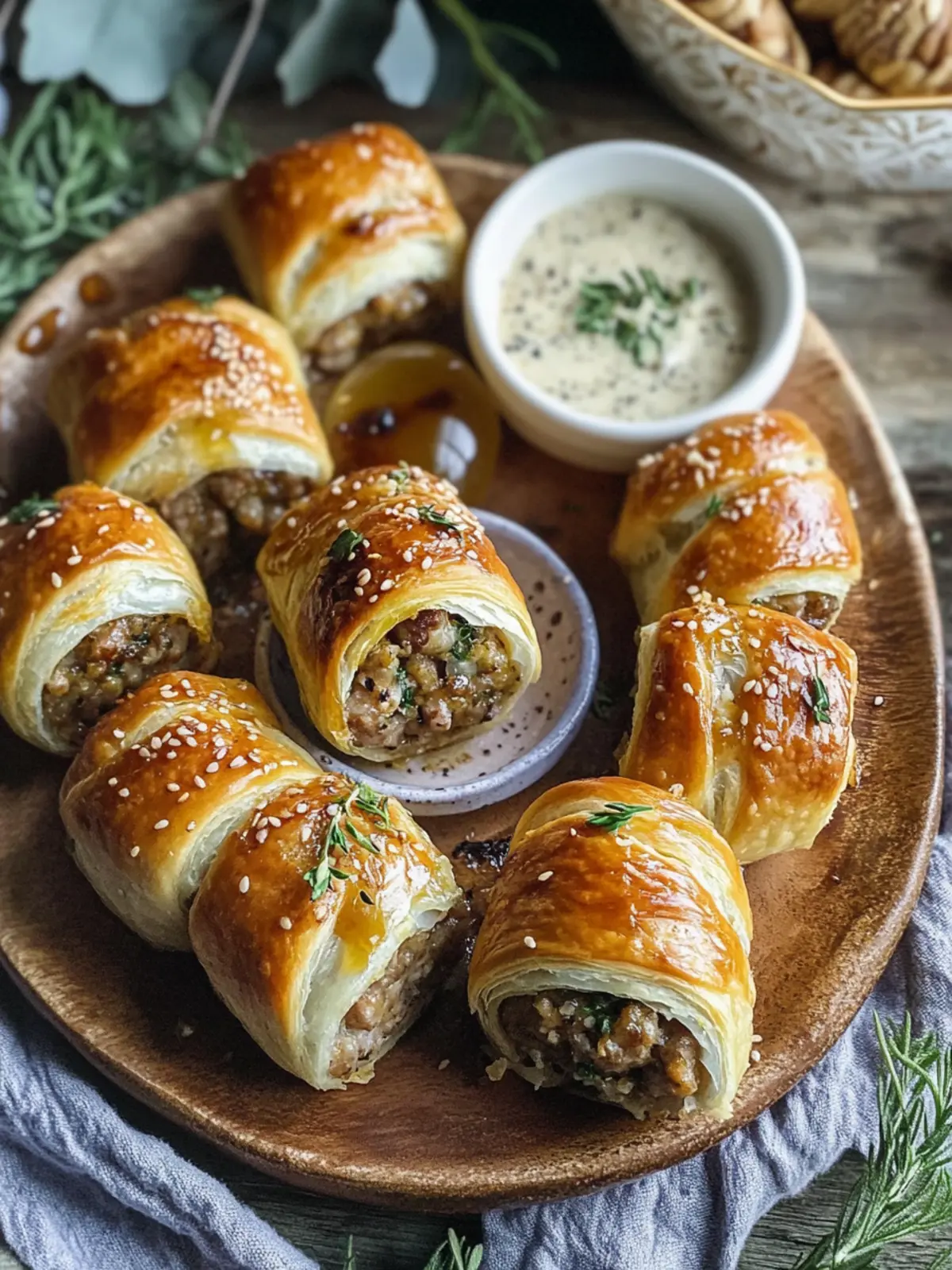 Irresistible Easy Sausage Rolls with Honey & Mustard Bliss 3 Easy Sausage Rolls with Honey & Mustard