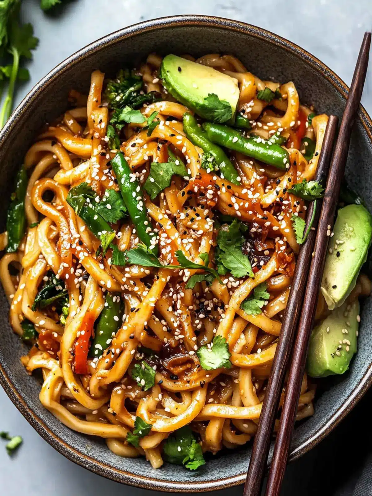Savory Vegan Sesame Yaki Udon Noodles for Cozy Nights 2 Vegan Sesame Yaki Udon Noodles