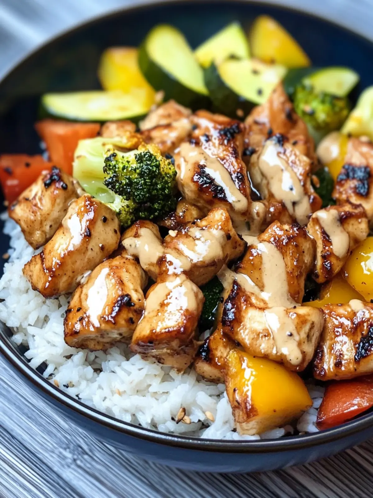 Savory Air Fryer Hibachi Chicken & Vegetables in Minutes 2 Air Fryer Hibachi Chicken & Vegetables