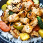 Savory Air Fryer Hibachi Chicken & Vegetables in Minutes 42 Air Fryer Hibachi Chicken & Vegetables