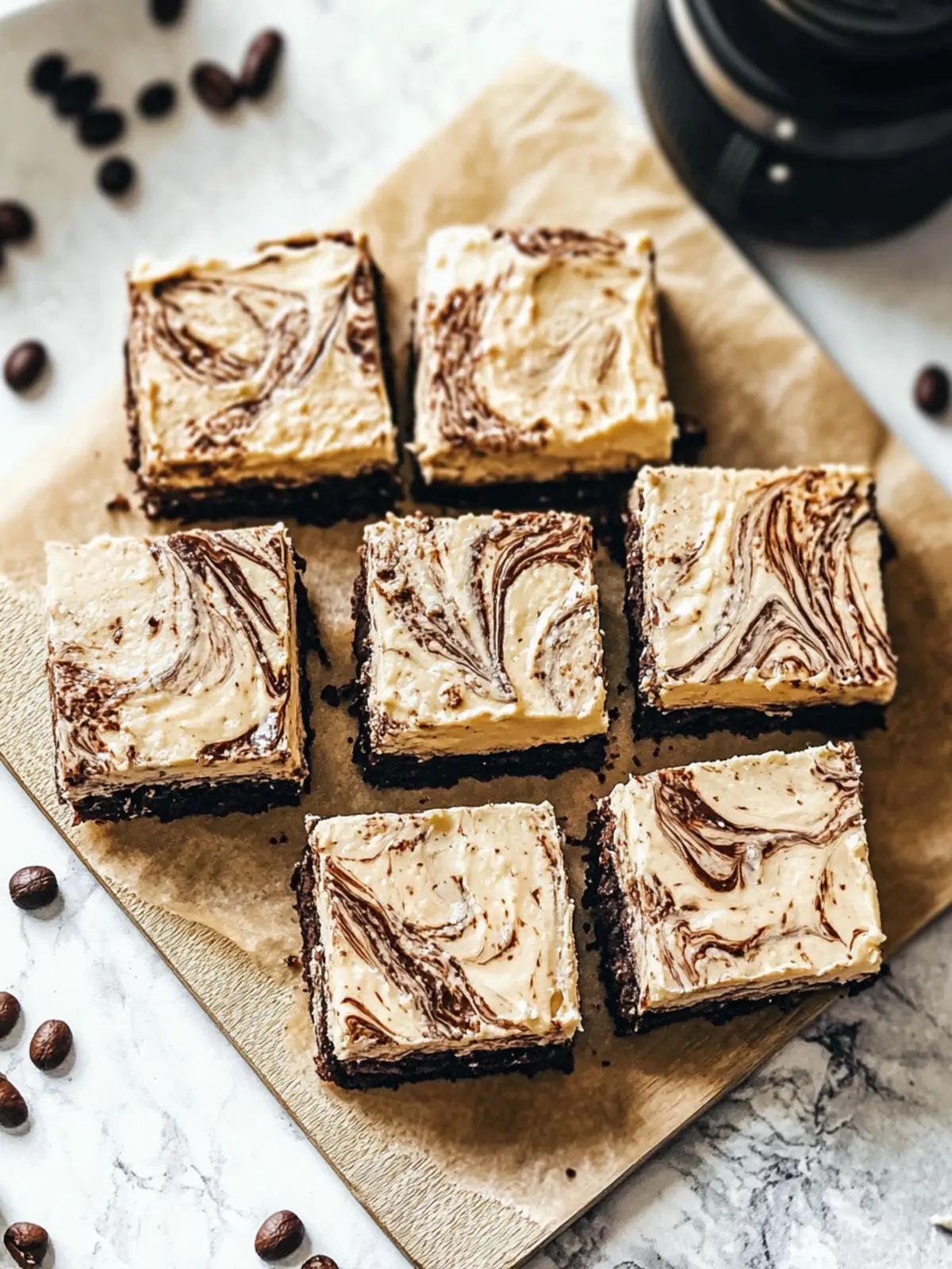 Decadent Espresso Swirl Bars: A Dreamy Cheesecake Treat 3 Espresso Swirl Bars