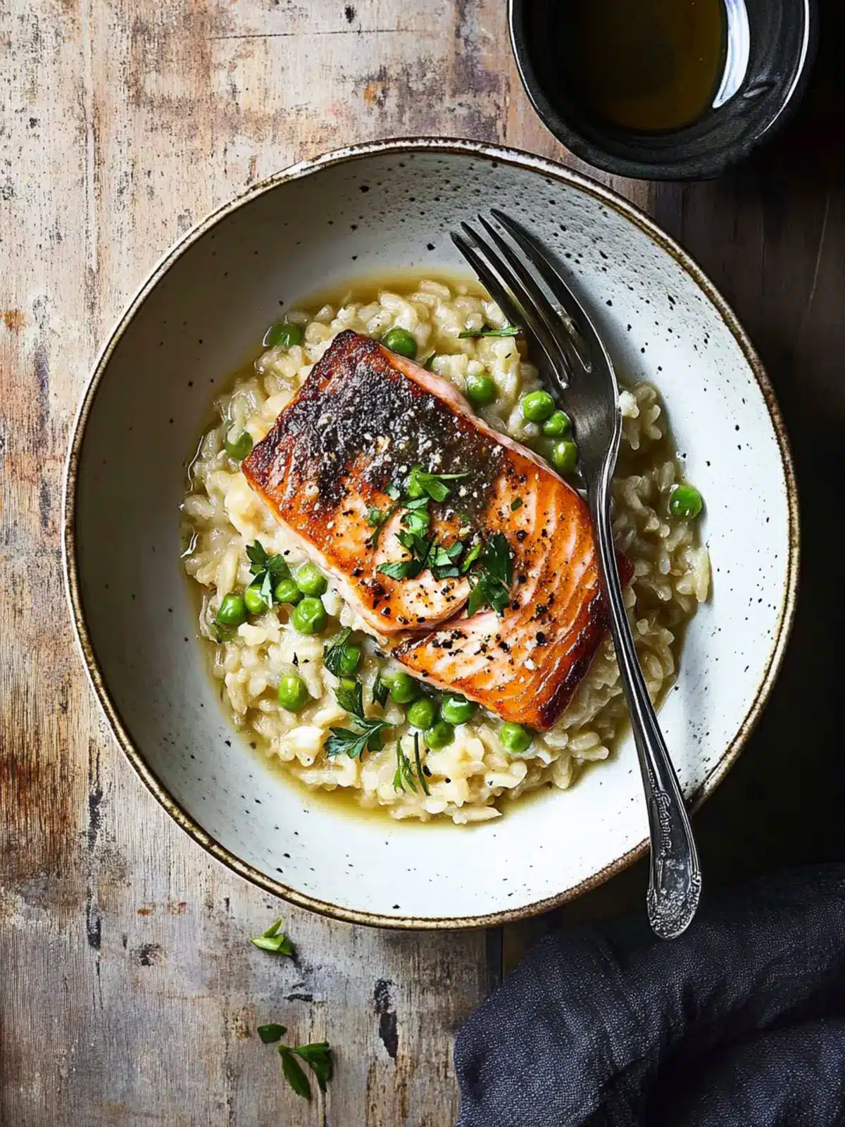 Irresistible Japanese Style Risotto with Seared Salmon Delight 4 Japanese Style Risotto with Seared Salmon
