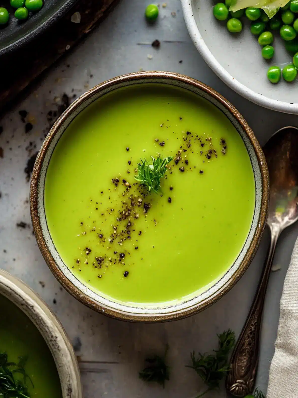 Brighten Your Day with Creamy Green Pea Soup Delight 5 Green Pea Soup