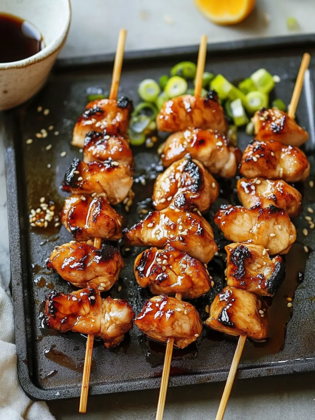 Delicious Paleo Chicken Yakitori Skewers You’ll Adore! 2 Paleo Chicken Yakitori aka Japanese Chicken Skewers