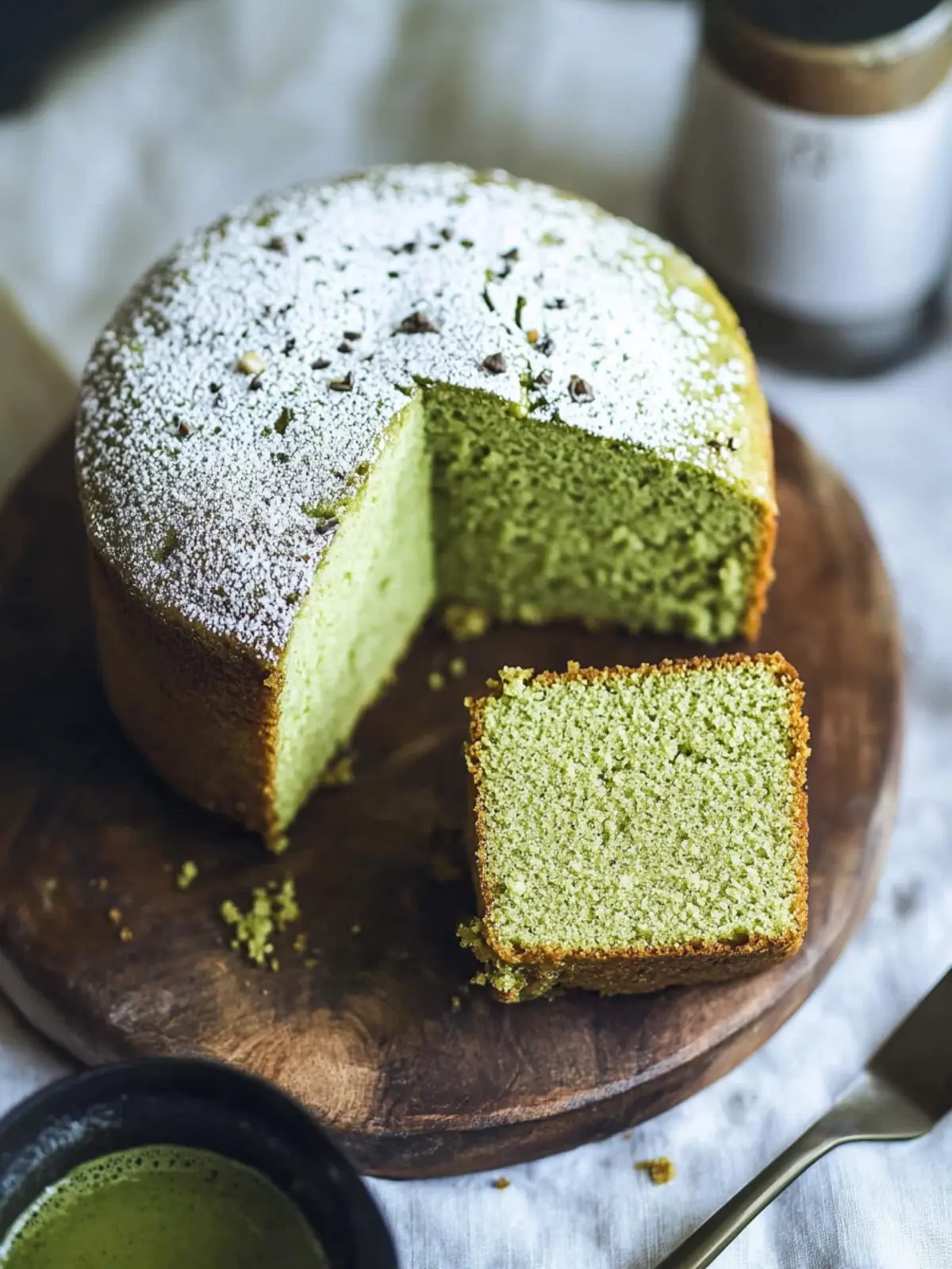 Delicious Matcha Pound Cake with White Chocolate Bliss 2 Matcha Pound Cake