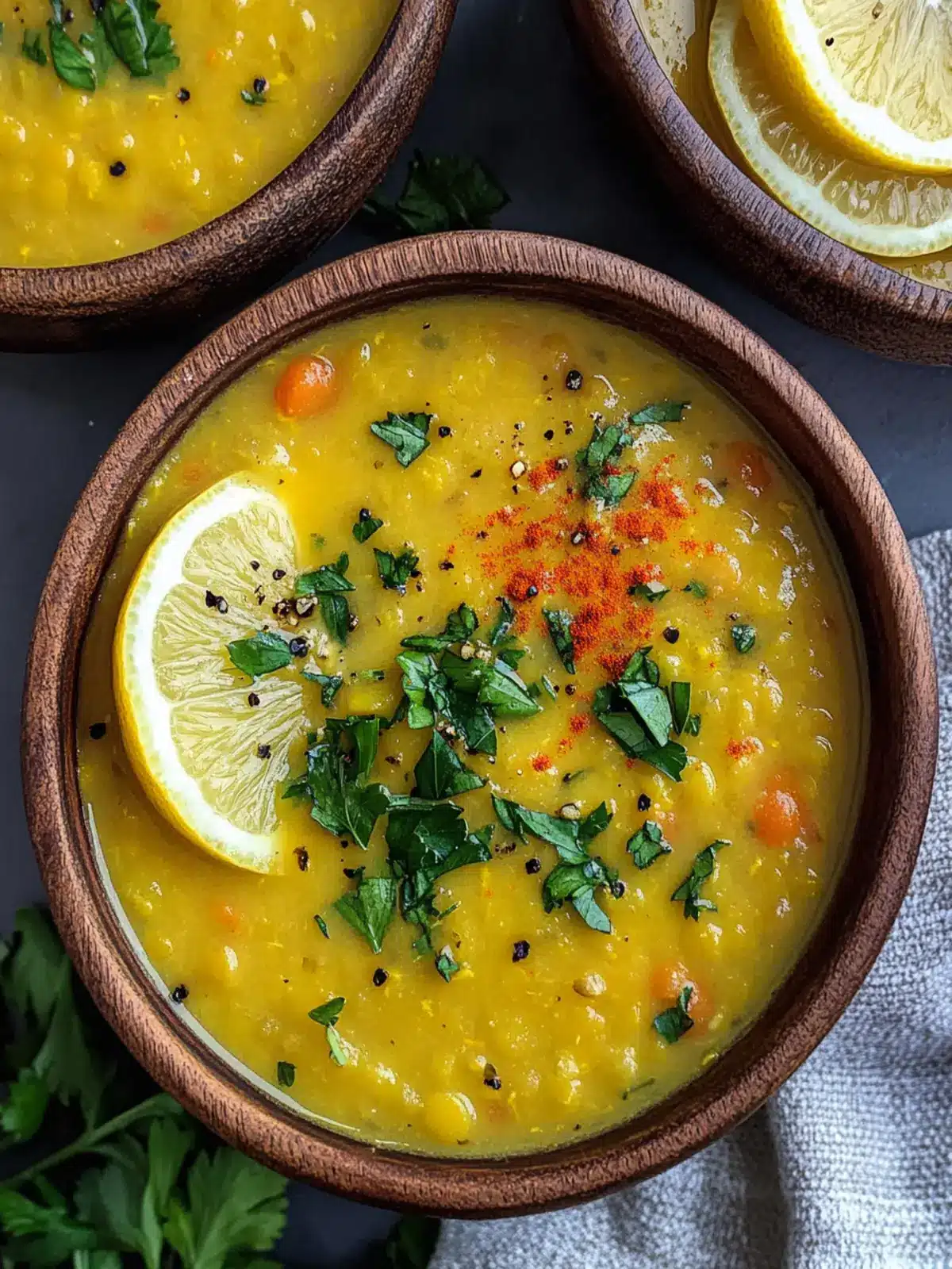 Vegan Lemon Lentil Soup with Turmeric for Cozy Nights 2 Vegan Lemon Lentil Soup with Turmeric