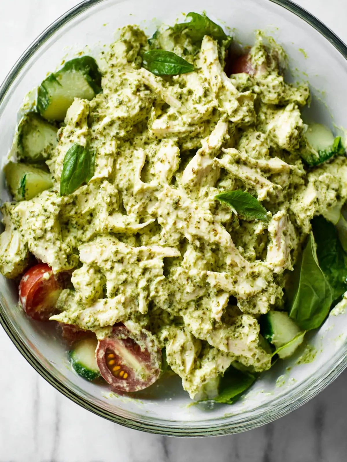 Easy Pesto Chicken Salad Recipe Perfect for Flavorful Wraps 2 Easy Pesto Chicken Salad Recipe (Great for Wraps!)