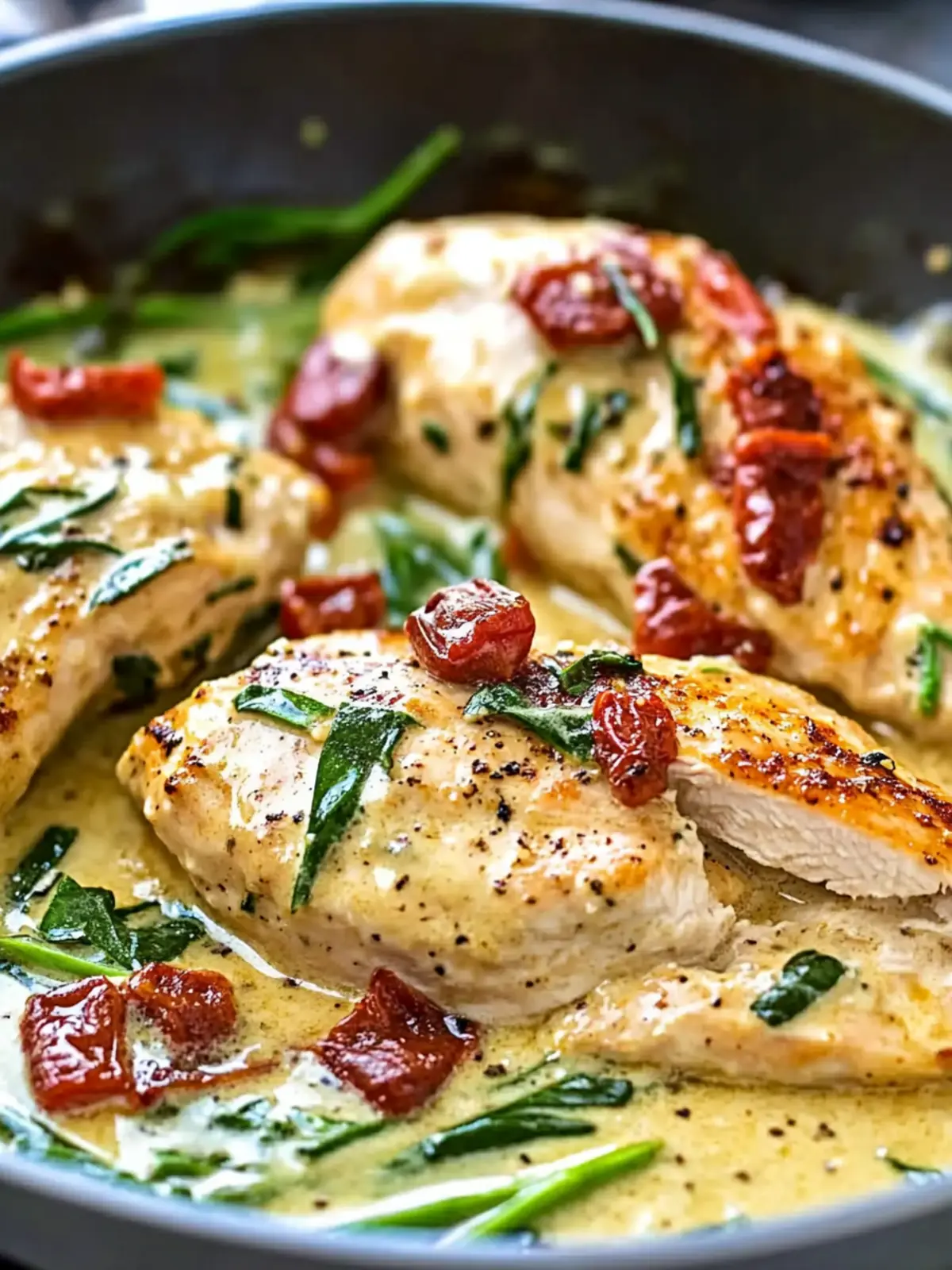 Irresistible Low Carb Creamy Tuscan Chicken in 25 Minutes 3 Low Carb Creamy Tuscan Chicken