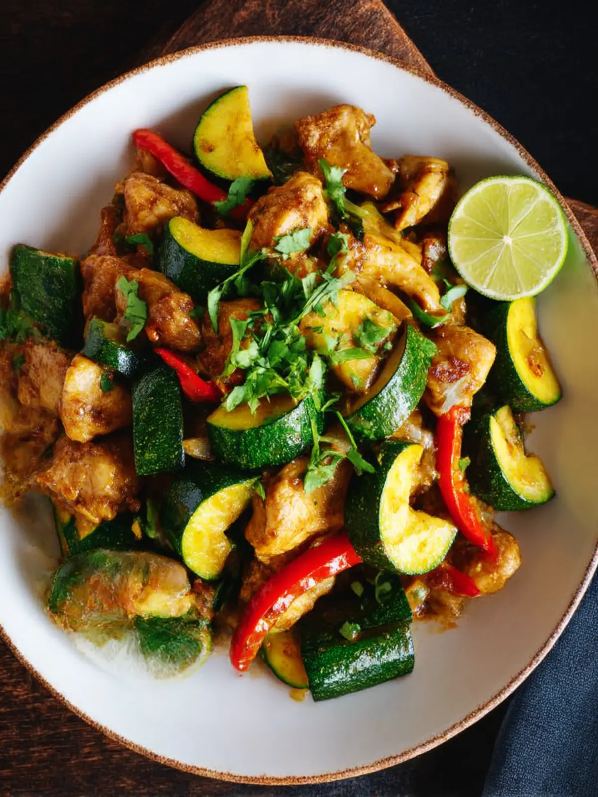 Zucchini Chicken Stir Fry in the Air Fryer: Quick and Tasty! 4 Zucchini Chicken Stir Fry in the Air Fryer