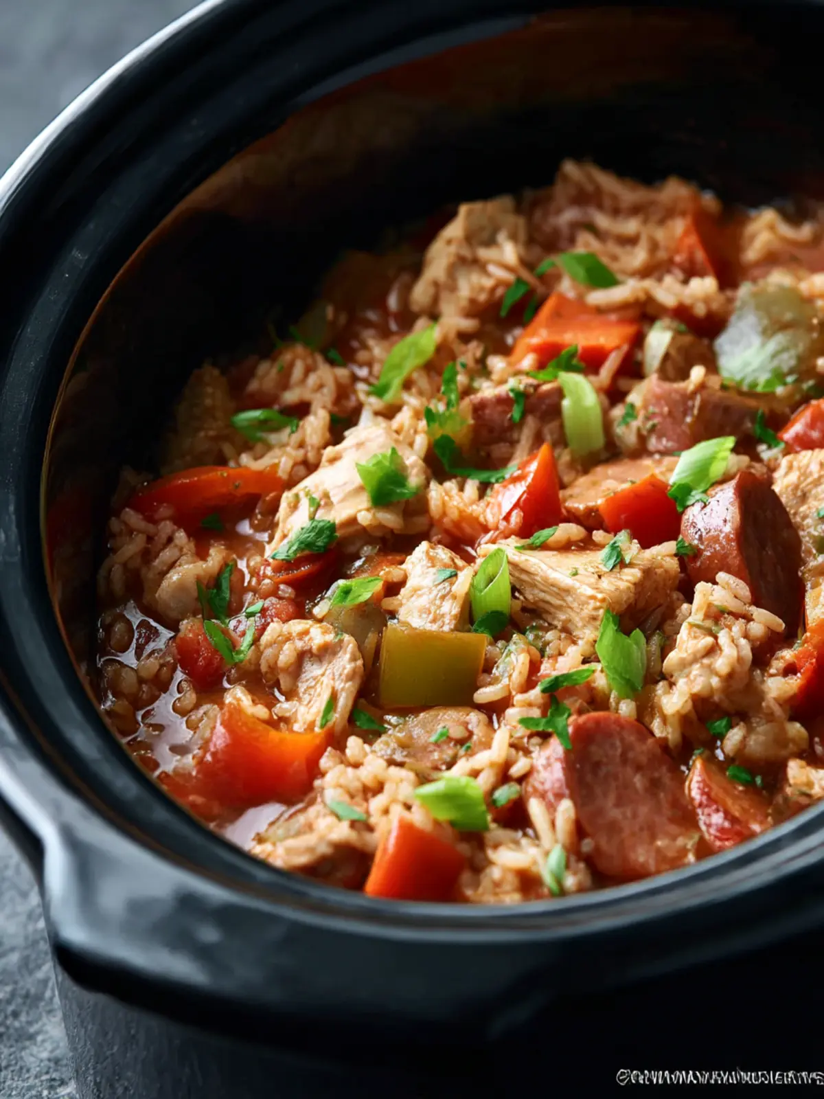 Savory Slow Cooker Chicken Jambalaya for Ultimate Comfort Food 5 Slow Cooker Chicken Jambalaya