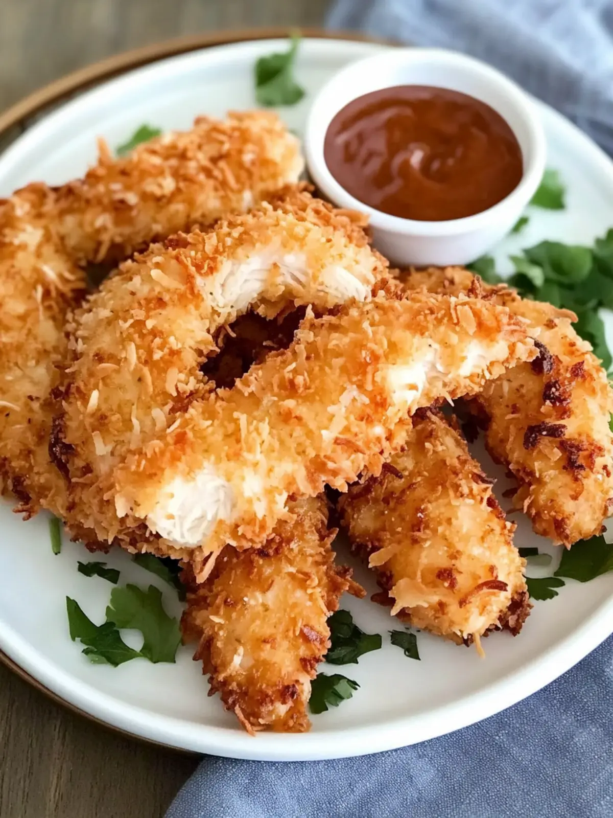 Crispy Coconut Chicken Tenders for a Sweet Flavor Boost 4 Coconut Chicken Tenders