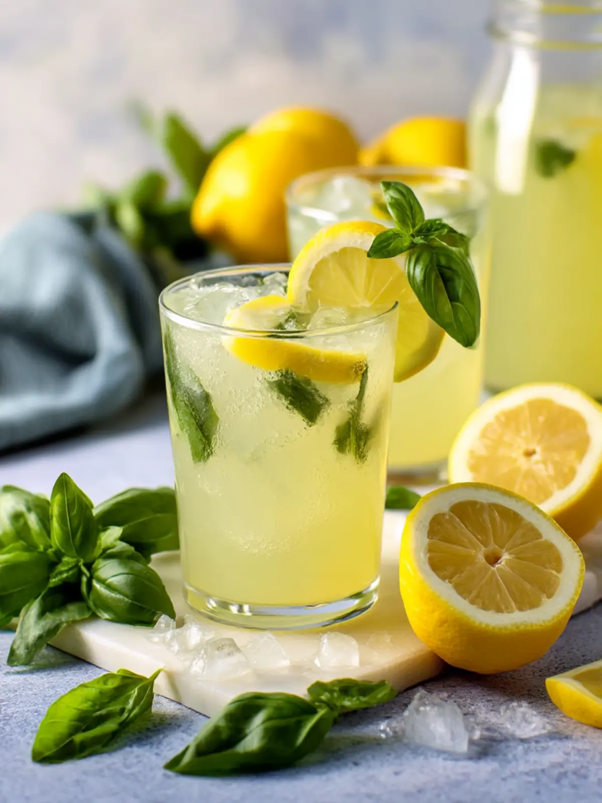 Refreshing Basil Lemon Drop: A Delightful Twist on Summer Sips 2 Basil Lemon Drop