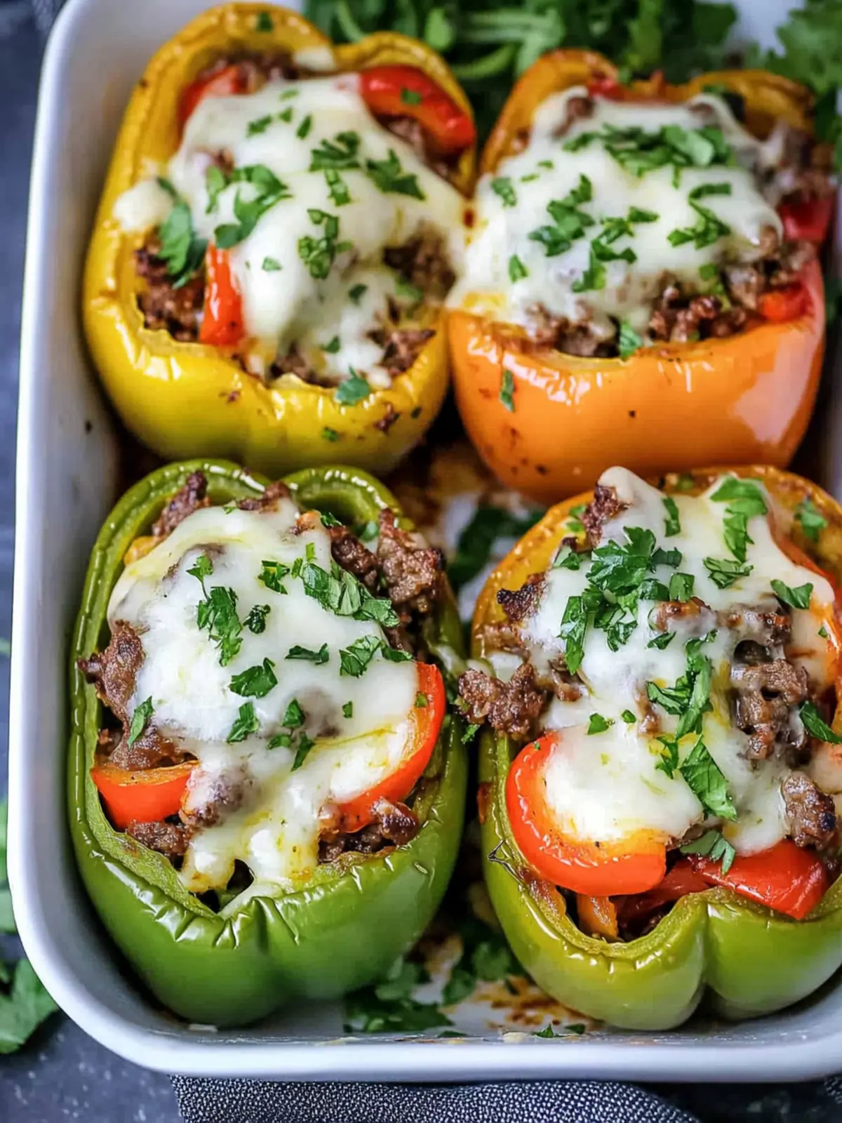 Easy Keto Philly Cheesesteak Stuffed Peppers You’ll Love 3 Easy Keto Philly Cheesesteak Stuffed Peppers