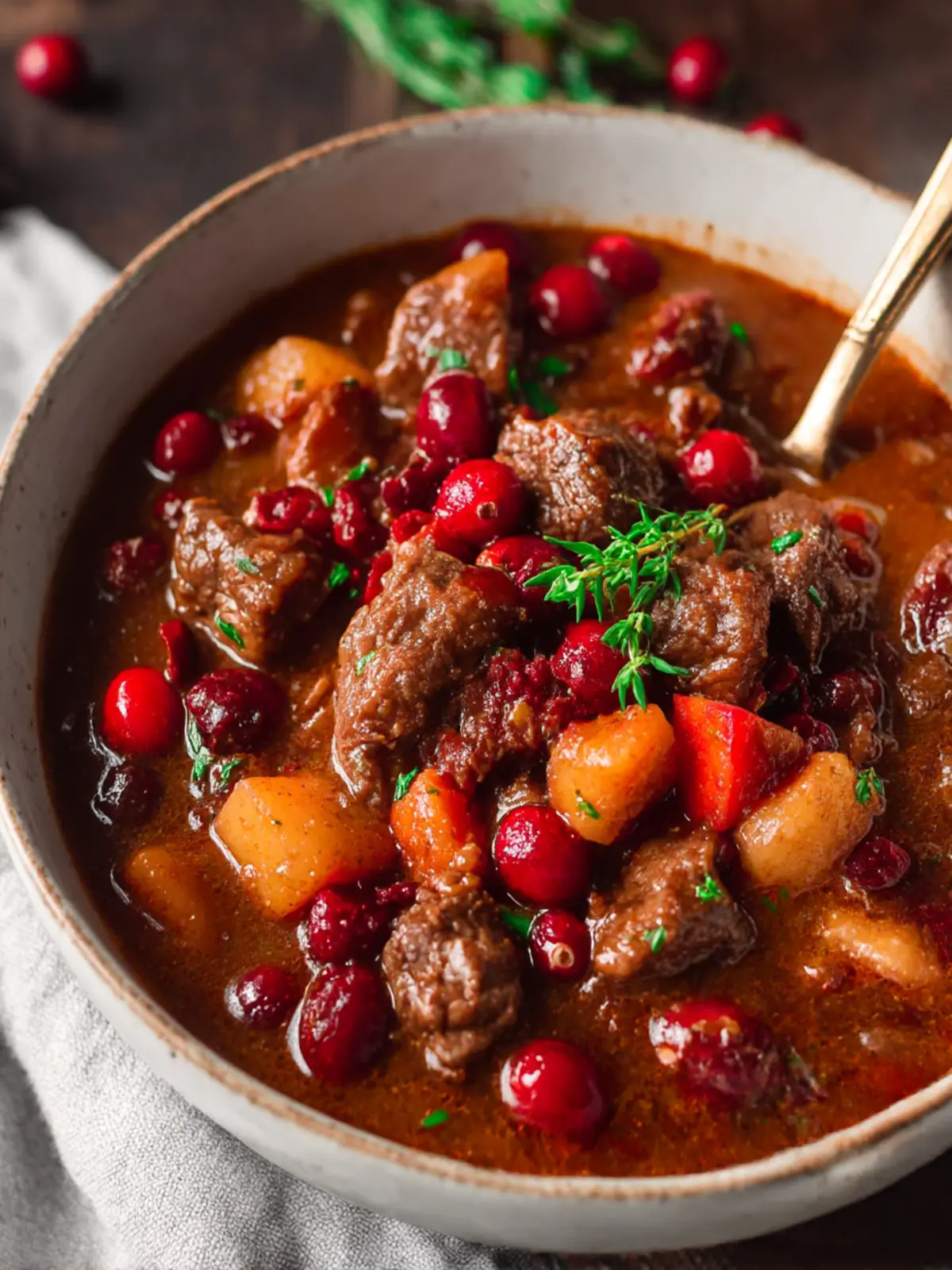 Comforting Cranberry Apple Beef Stew for Cozy Nights 3 Cranberry Apple Beef Stew