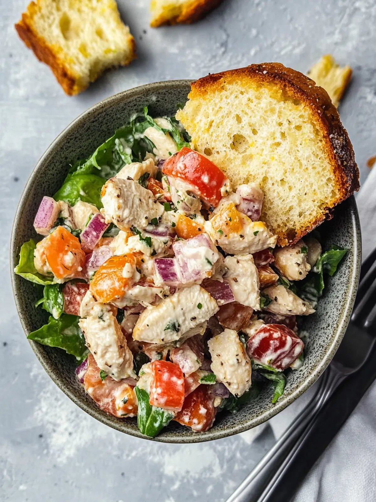Italian Grinder Chicken Salad: Flavor-Packed Homemade Joy 5 Italian Grinder Chicken Salad