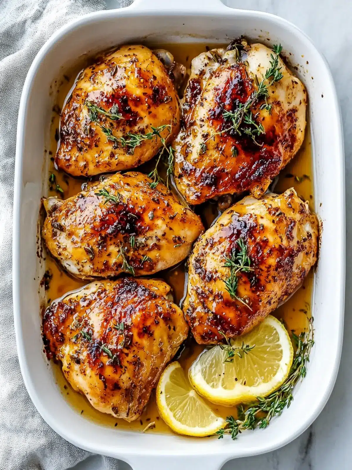 Sweet and Savory Honey Mustard Chicken Thighs to Savor 2 Honey Mustard Chicken