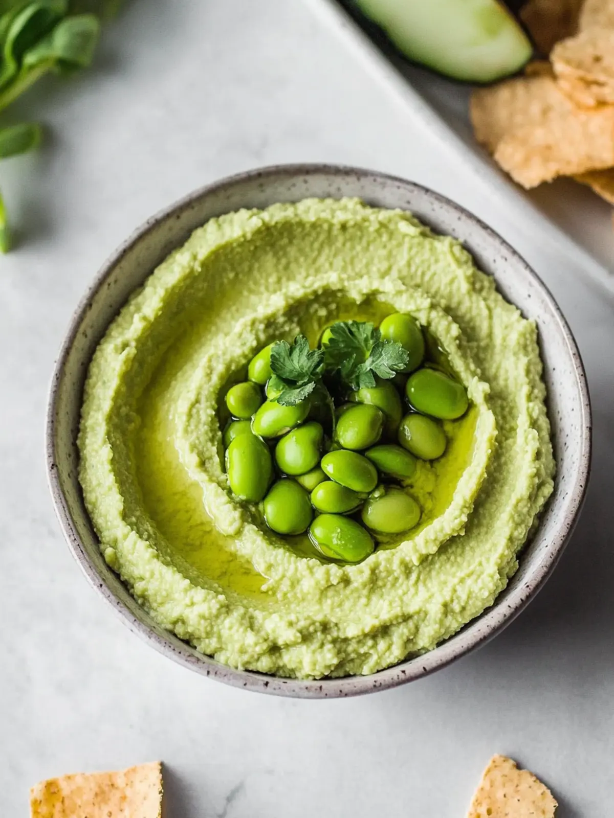 Creamy Edamame Hummus: A Fresh Twist on Your Snack Time 3 Edamame Hummus