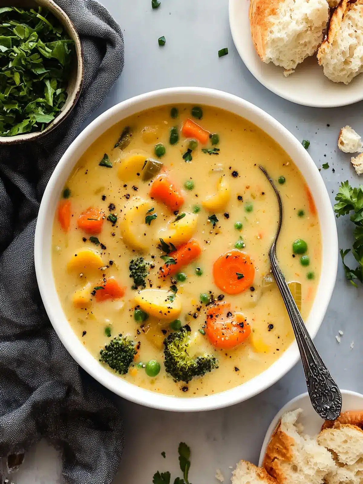 One Pot Creamy Vegetable Soup to Warm Your Soul 3 One Pot Creamy Vegetable Soup