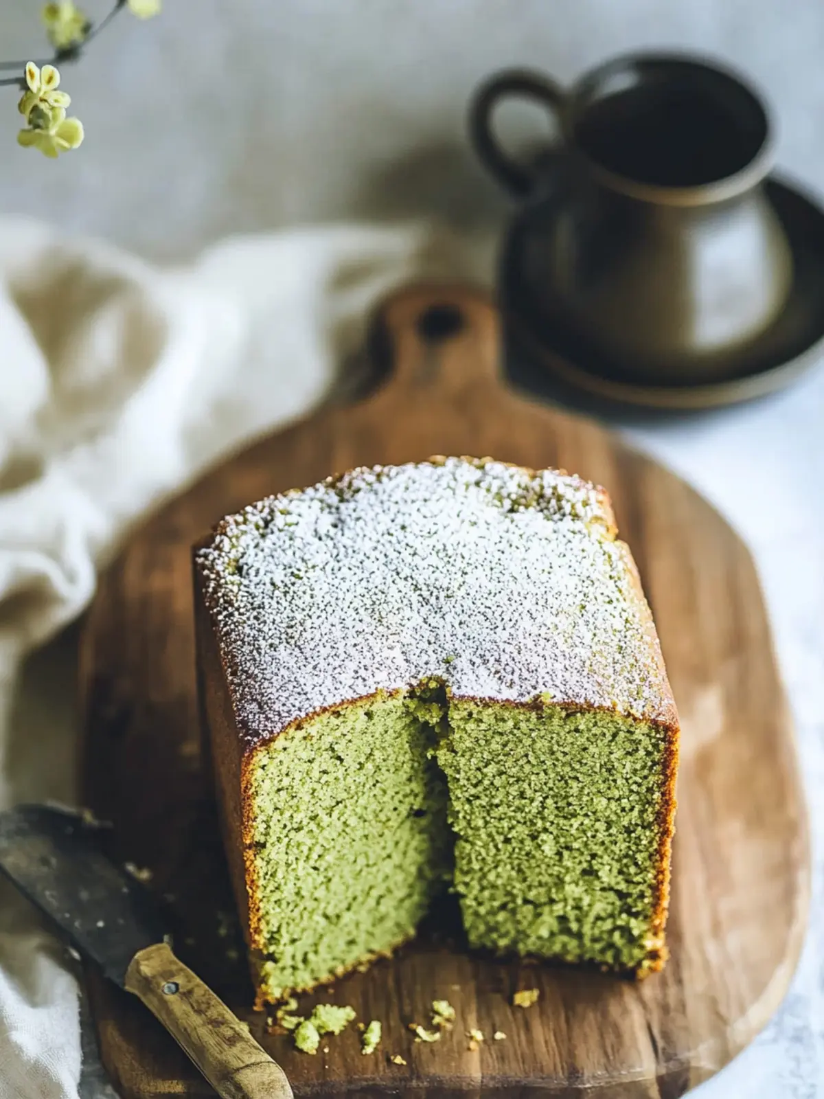 Delicious Matcha Pound Cake with White Chocolate Bliss 4 Matcha Pound Cake